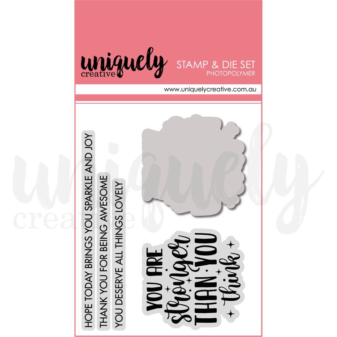 Uniquely Creative Stamp & Die - Stronger Than You Think