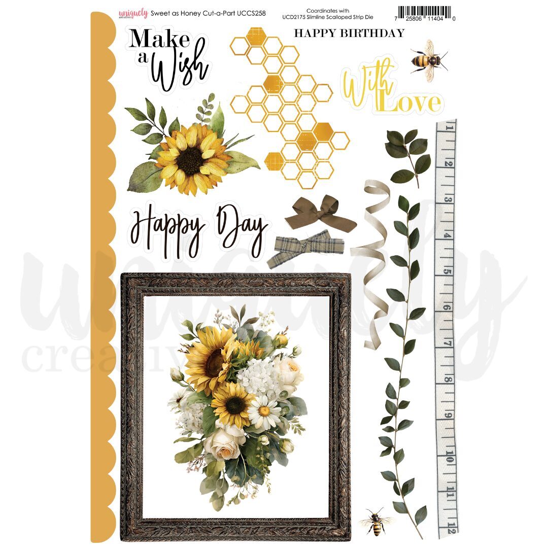 Uniquely Creative Cut-a-Part Sheet - Sweet as Honey
