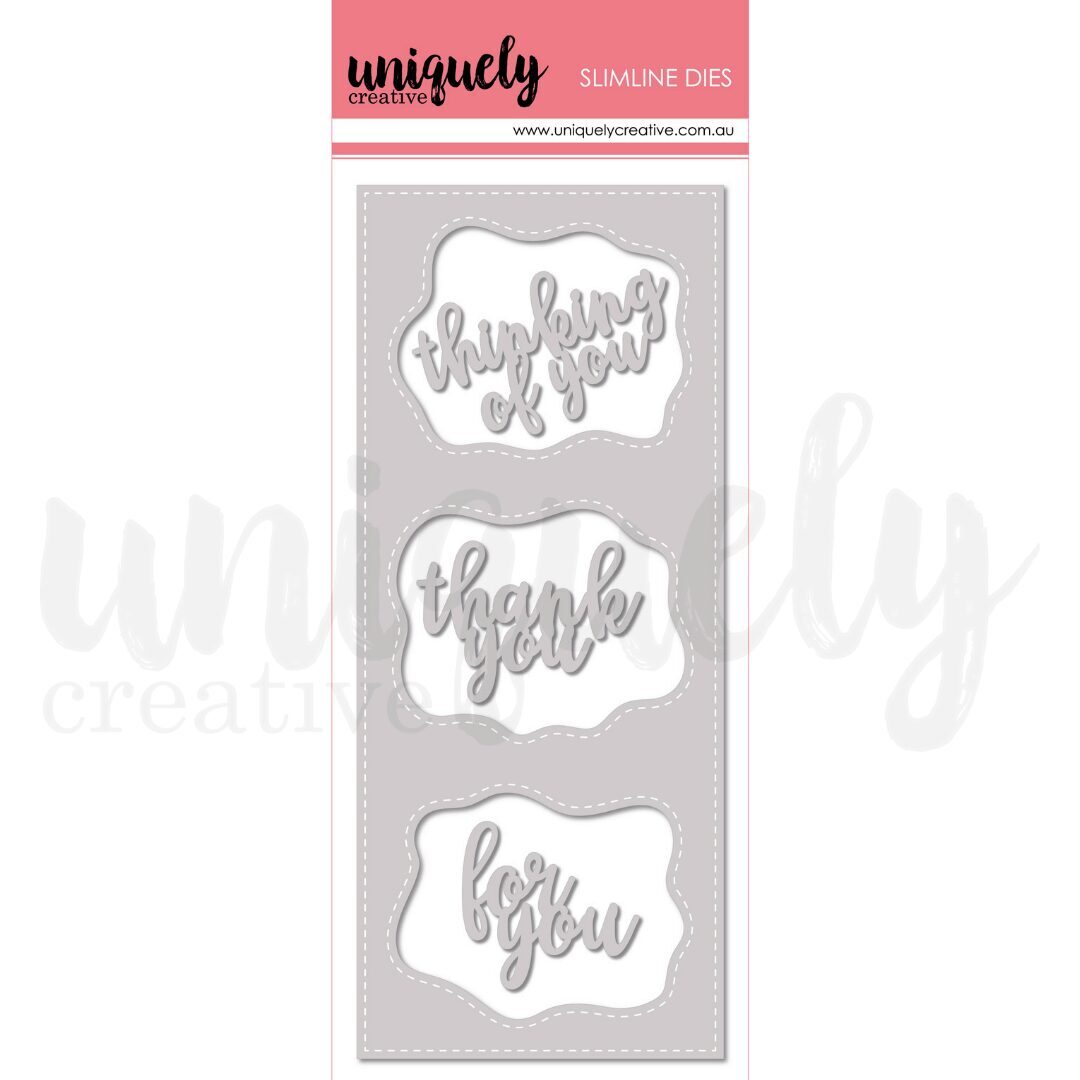 Uniquely Creative Slimline Die - 3 Irregular Windows