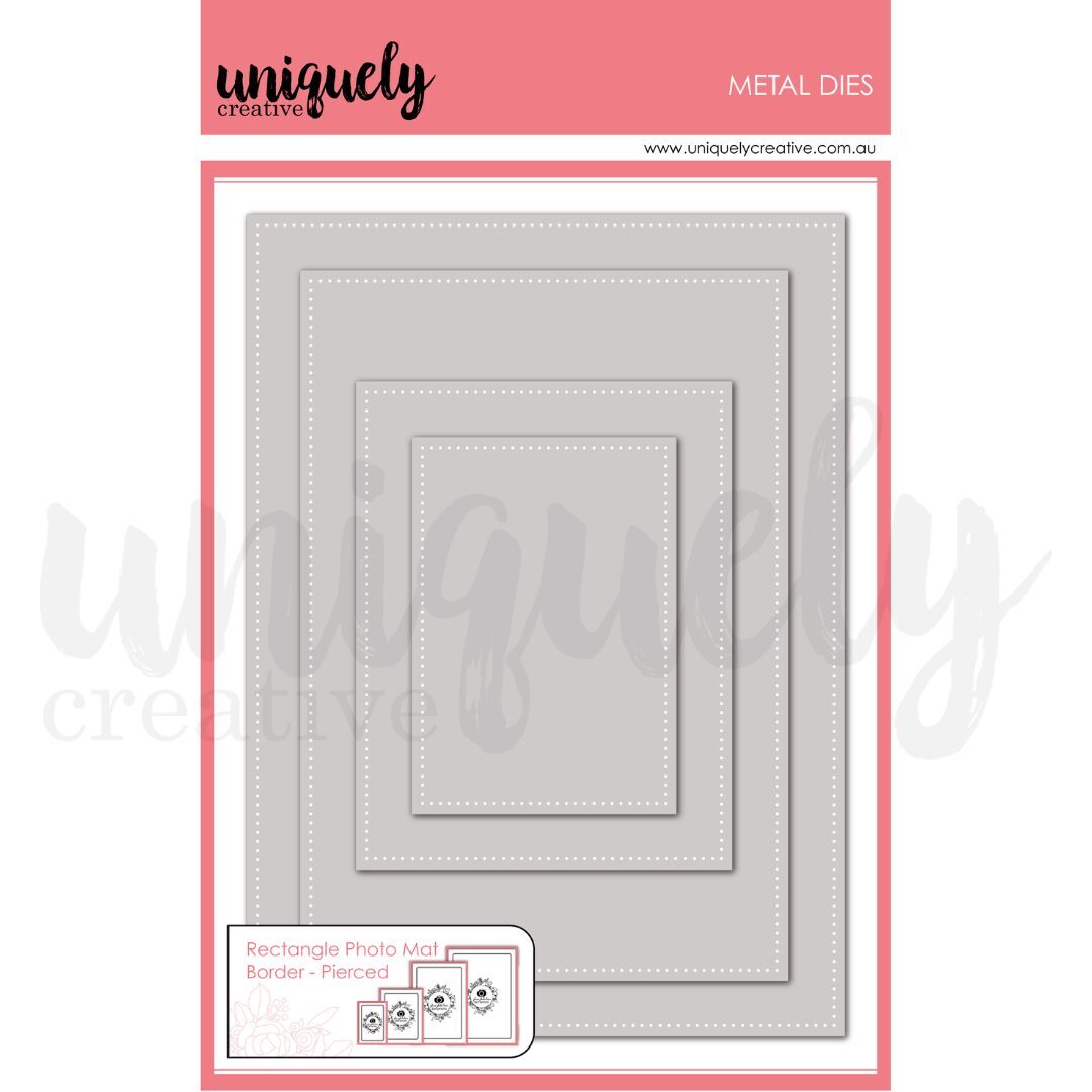 Uniquely Creative Die - Rectangle Photo Mat Border - Pierced