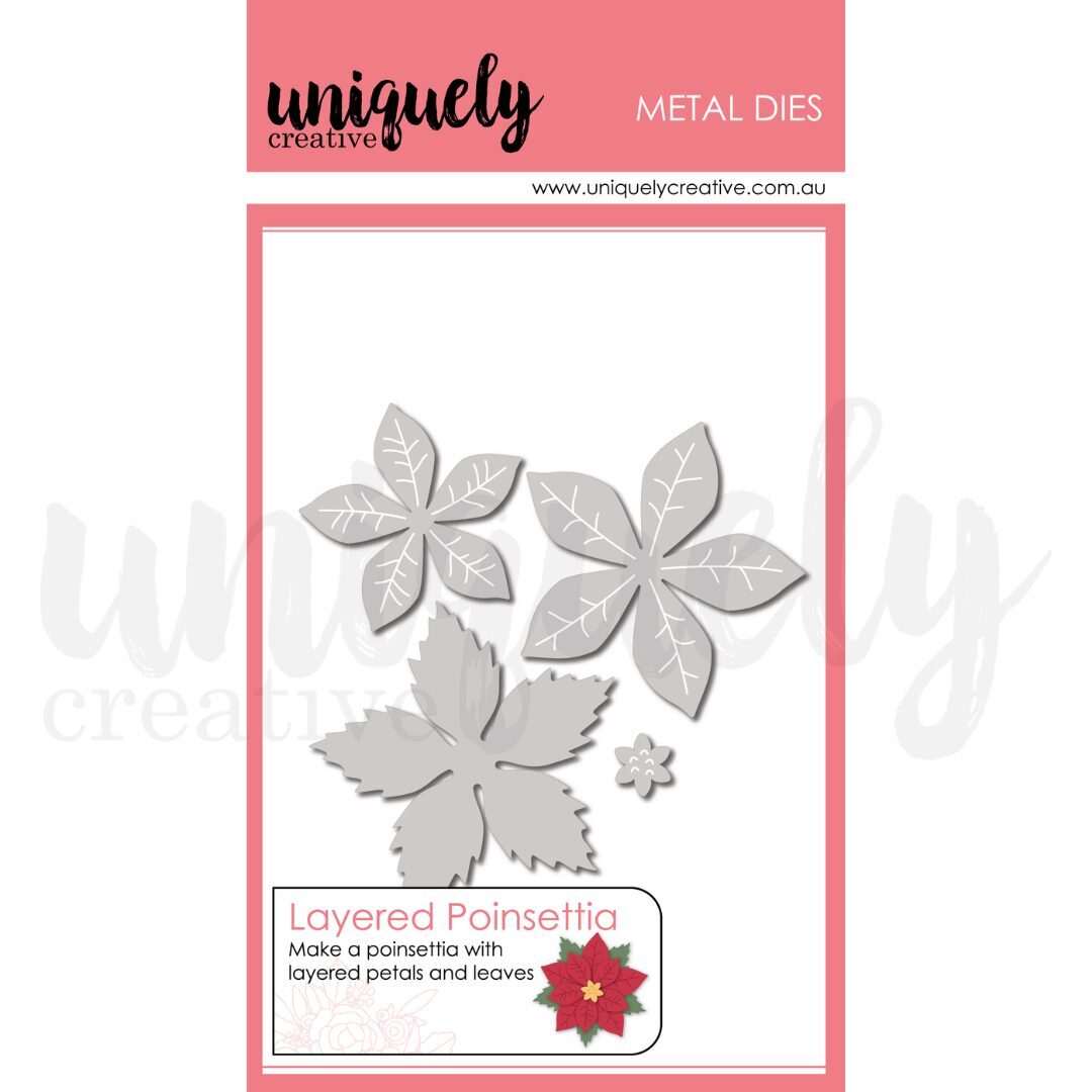 Uniquely Creative Die - Layered Poinsettia