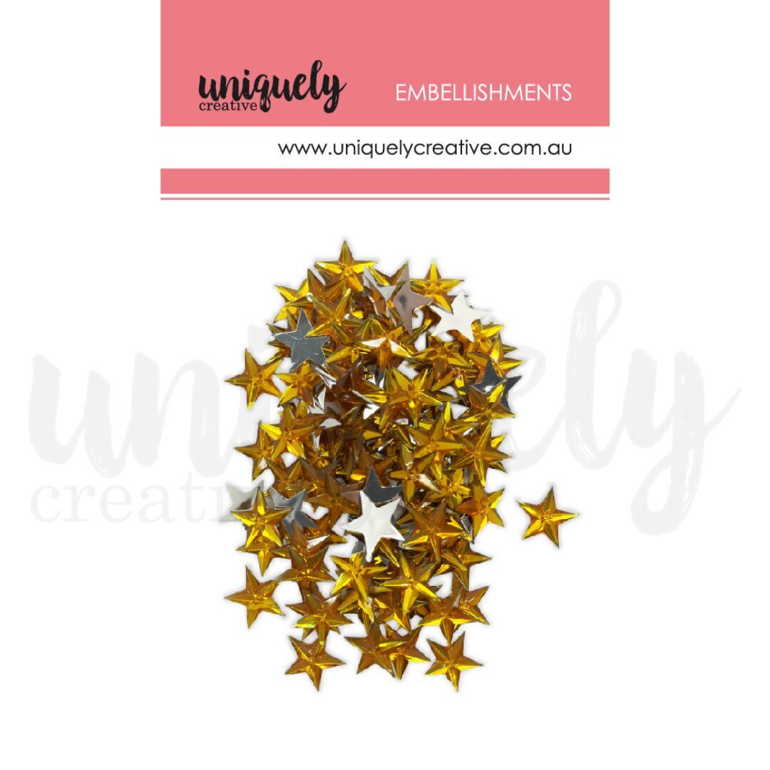 Uniquely Creative Gold Stars - 15mm