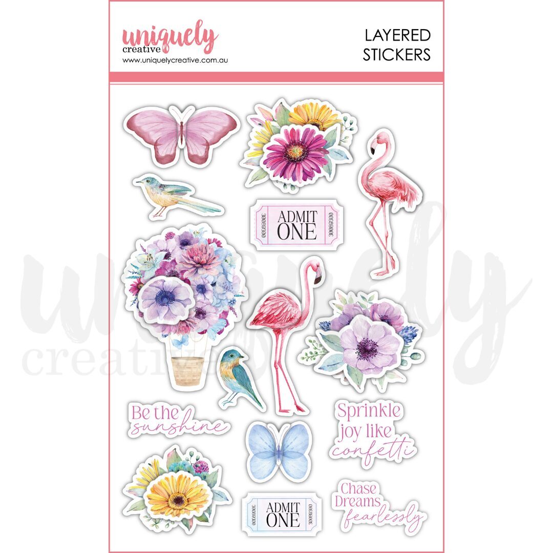 Uniquely Creative Stickers - Flowering Utopia