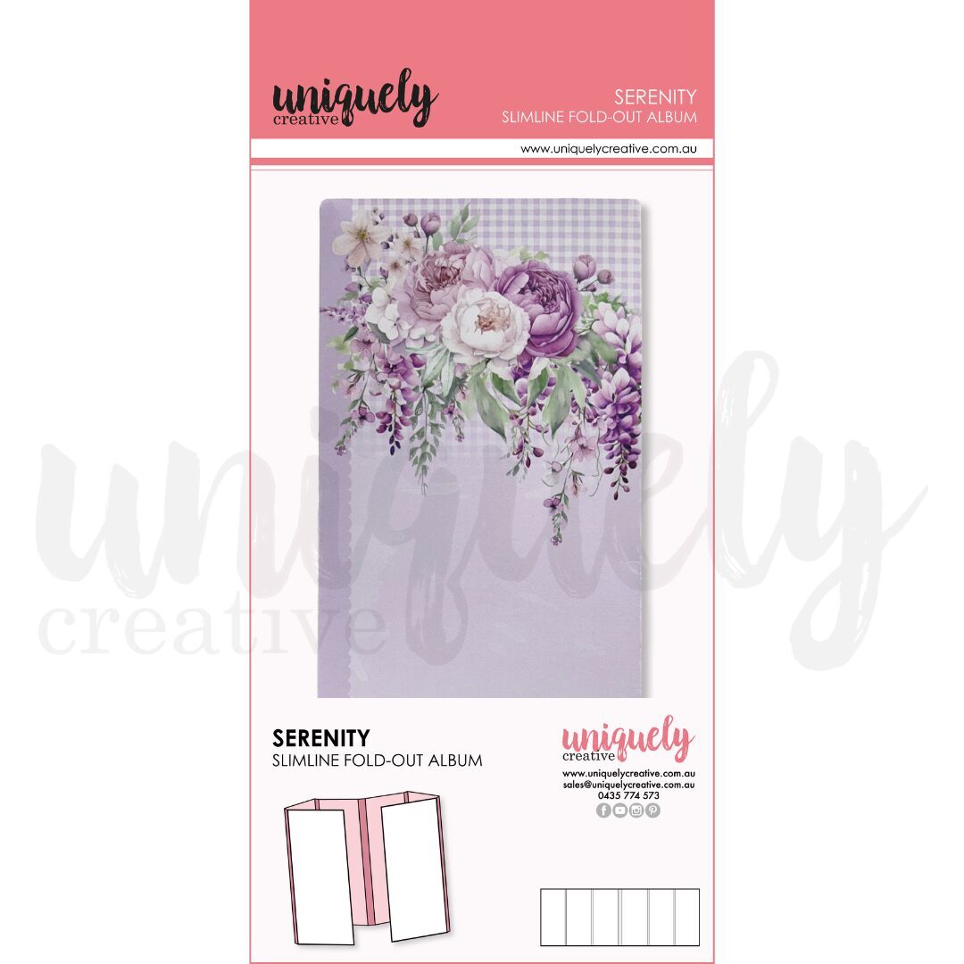Uniquely Creative Slimline Fold-Out Album - Serenity