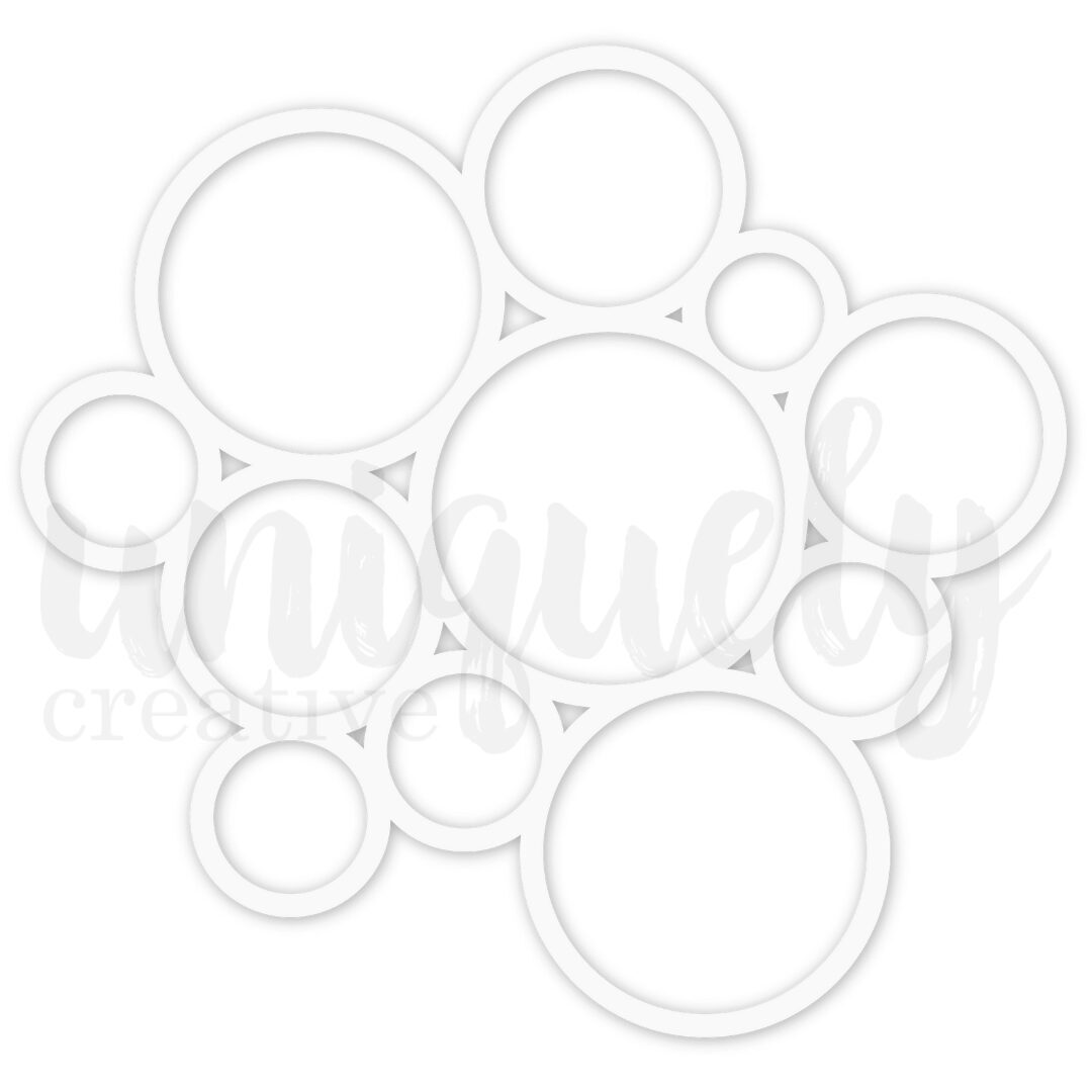 Uniquely Creative Specialty Paper - Circles Overlay