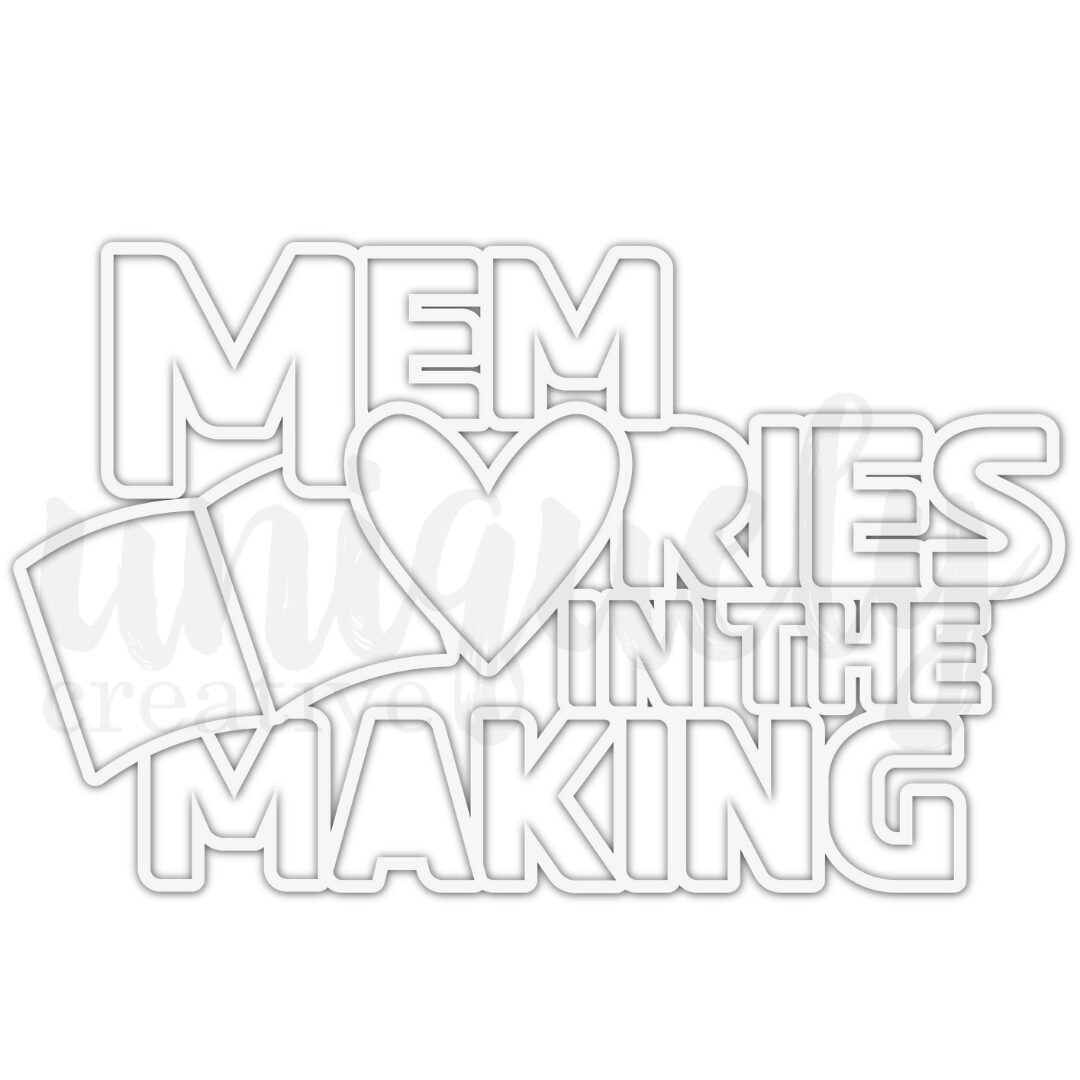 Uniquely Creative Specialty Paper - Memories in the Making Overlay