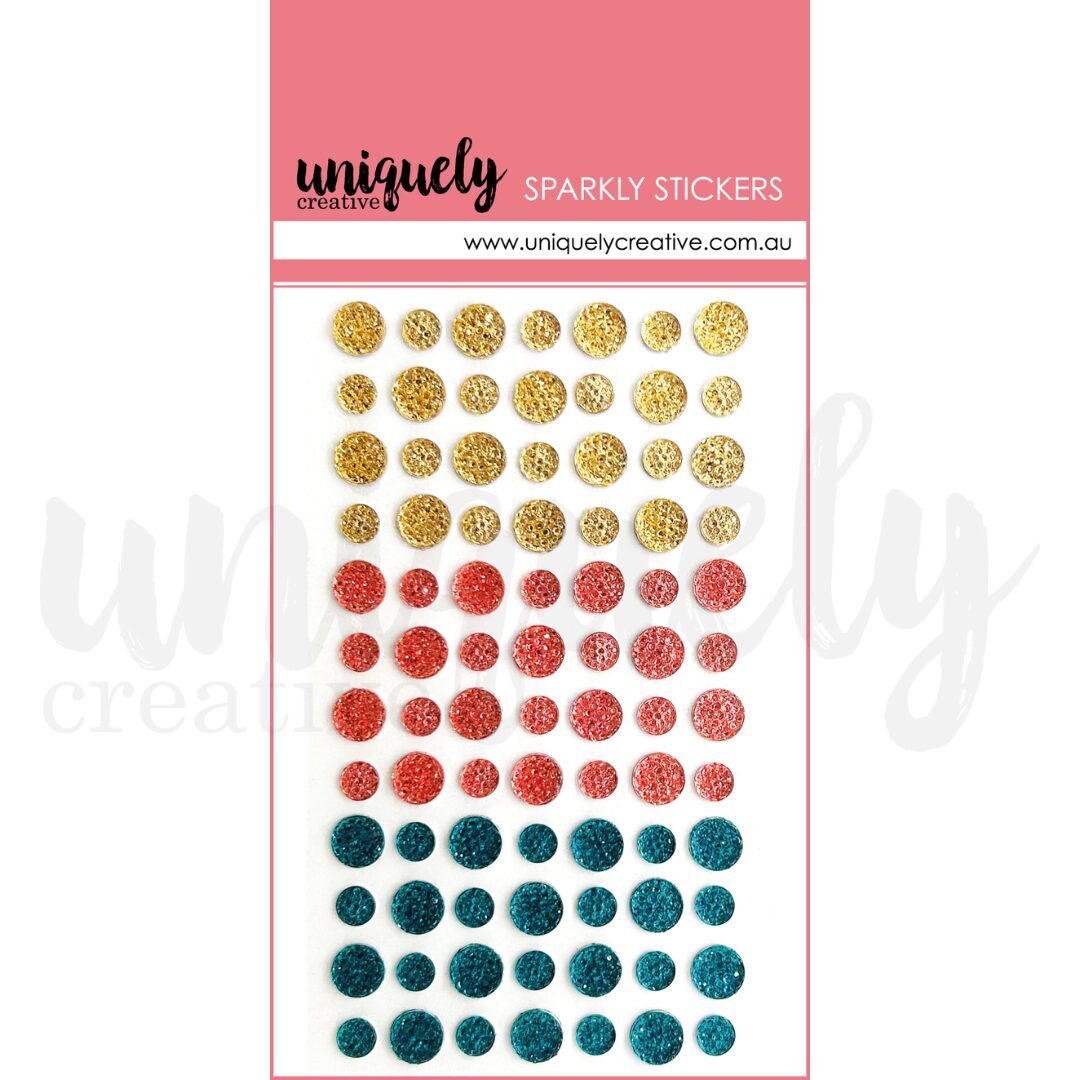 Uniquely Creative Sparkly Stickers - Celebrations