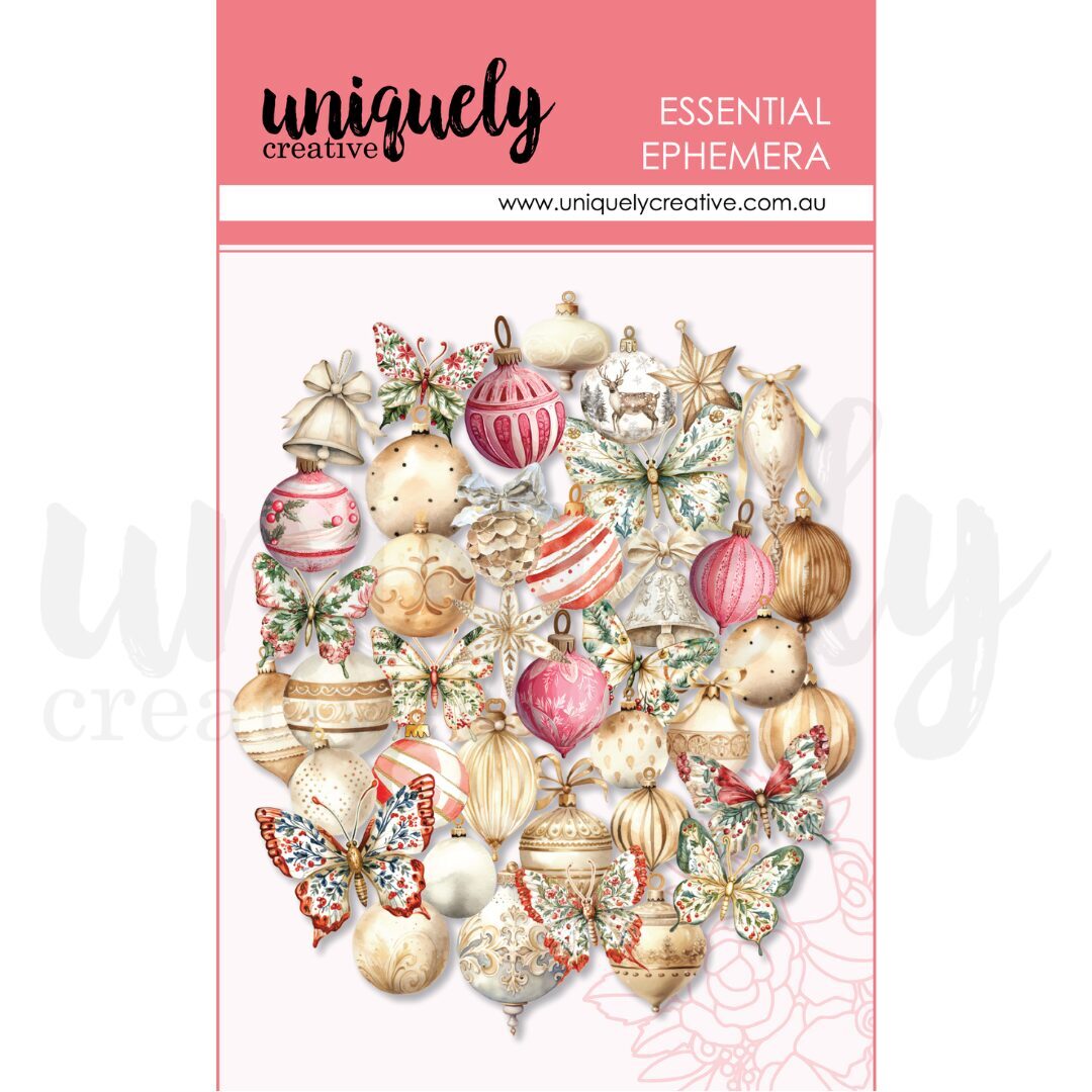 Uniquely Creative Essential Ephemera - Baubles & Butterflies