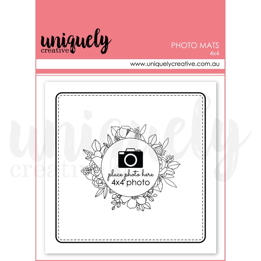 Uniquely Creative Photo Mats - 4"x4"