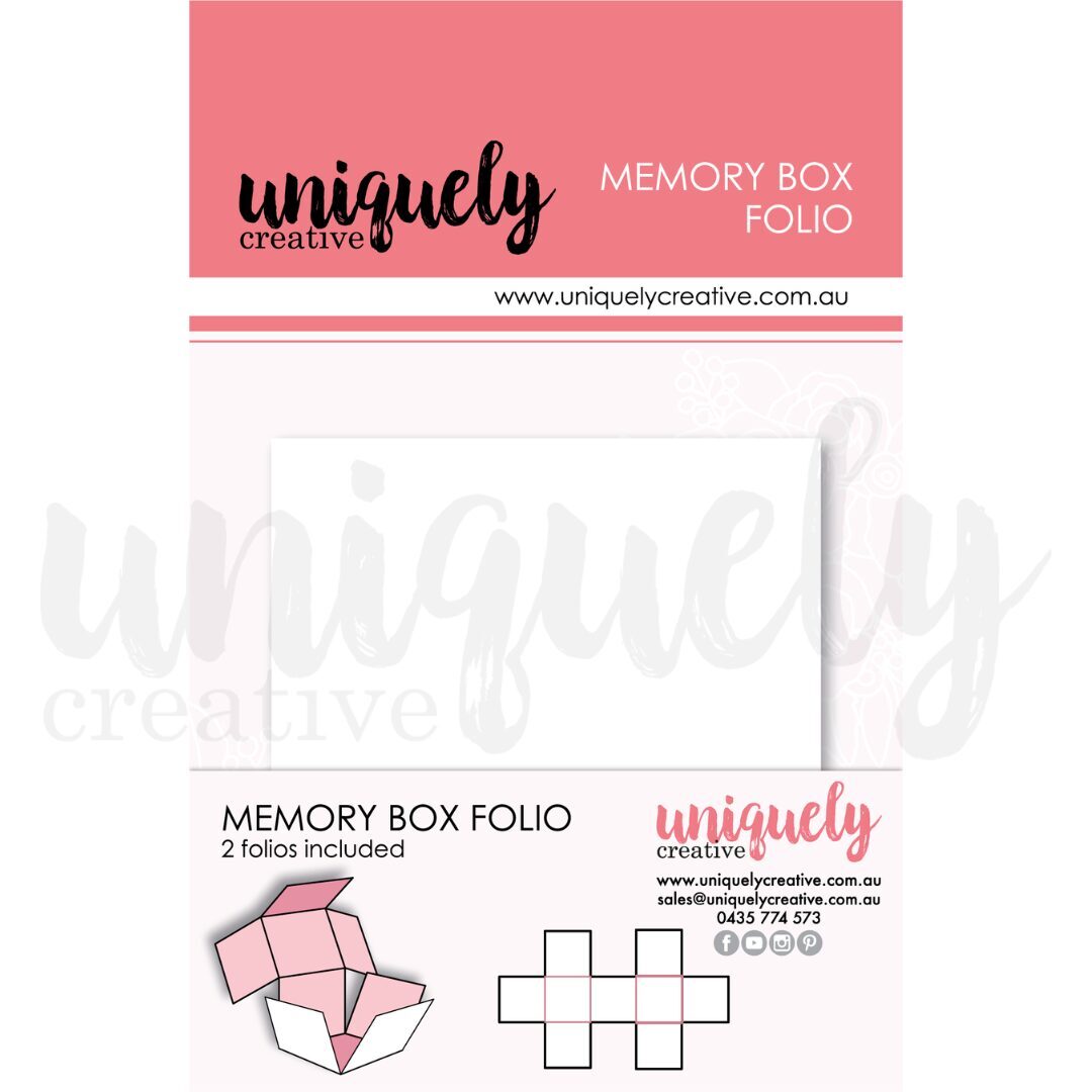 Uniquely Creative Folio - Memory Box (White)