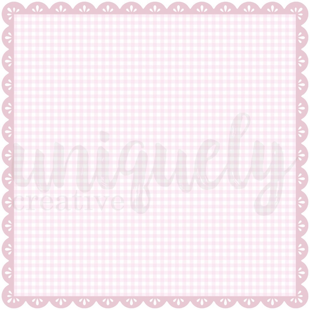 Uniquely Creative Specialty Paper - Gingham Square Base Layer