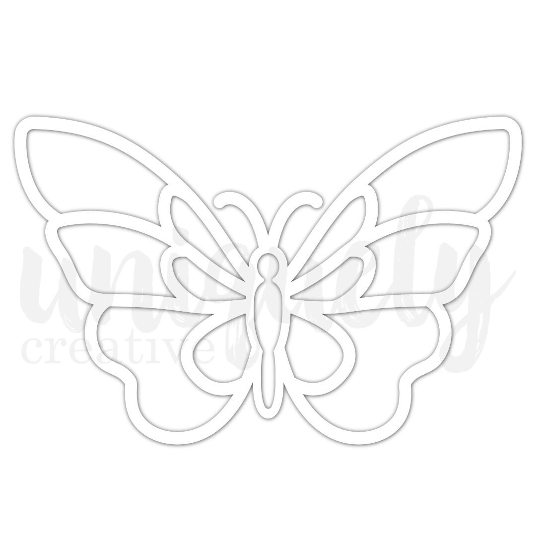 Uniquely Creative Speciality Paper - Butterfly Overlay