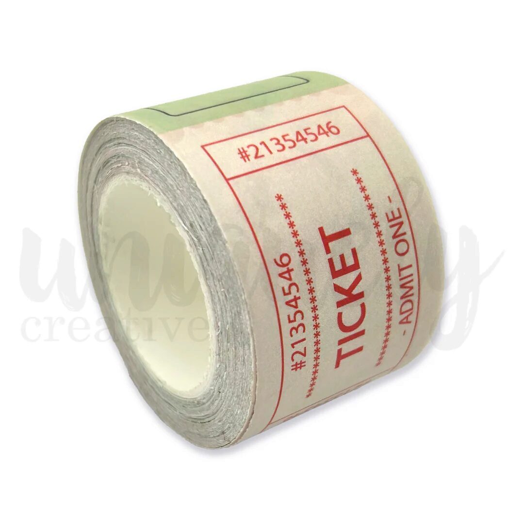 Uniquely Creative Washi Tape - Vintage Tickets