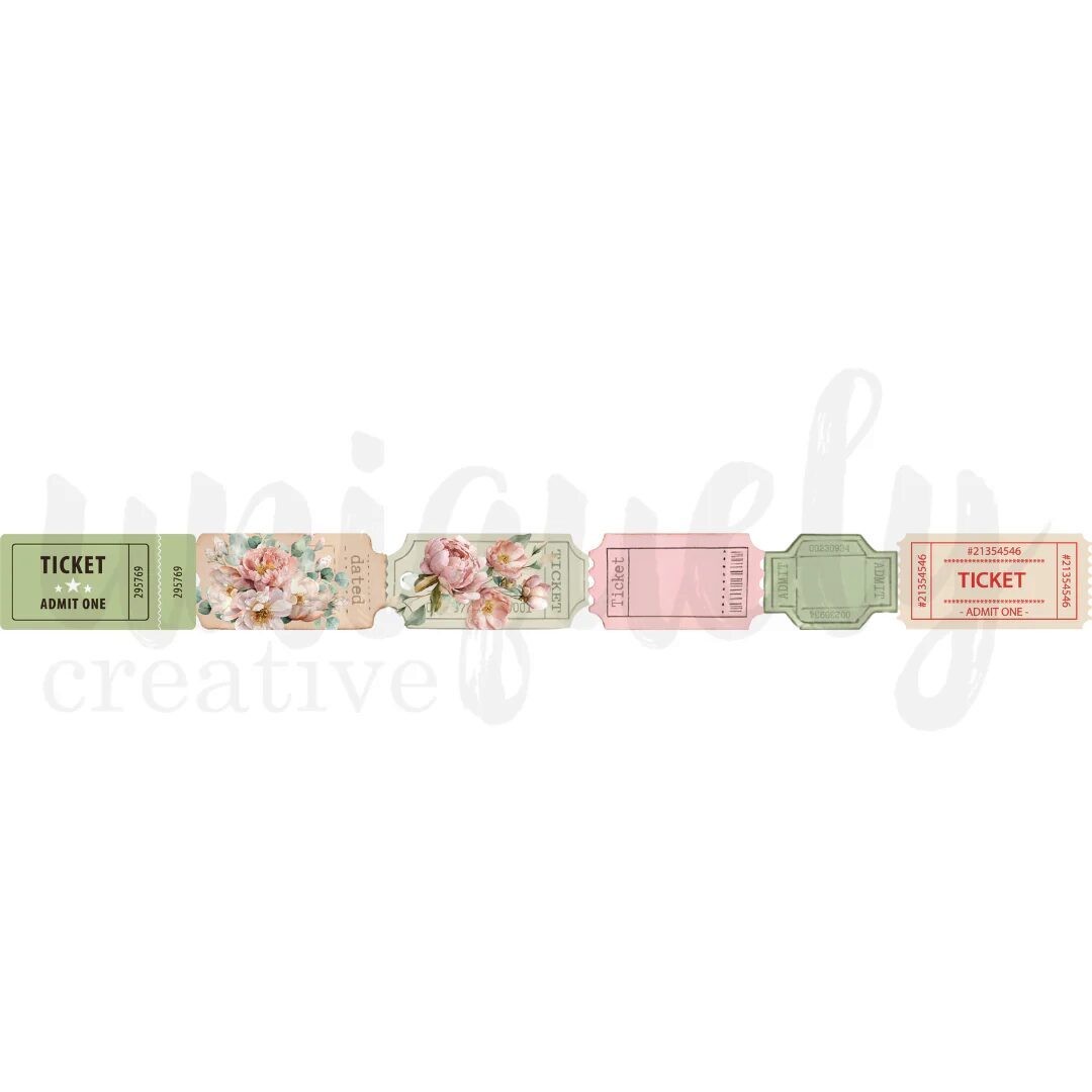 Uniquely Creative Washi Tape - Vintage Tickets