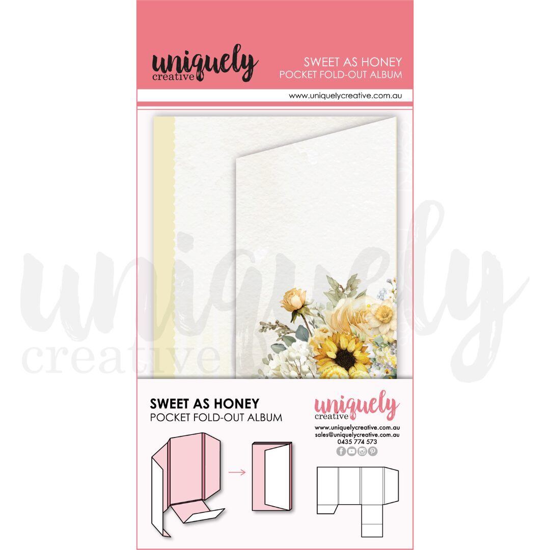 Uniquely Creative Pocket Fold-Out Album - Sweet As Honey
