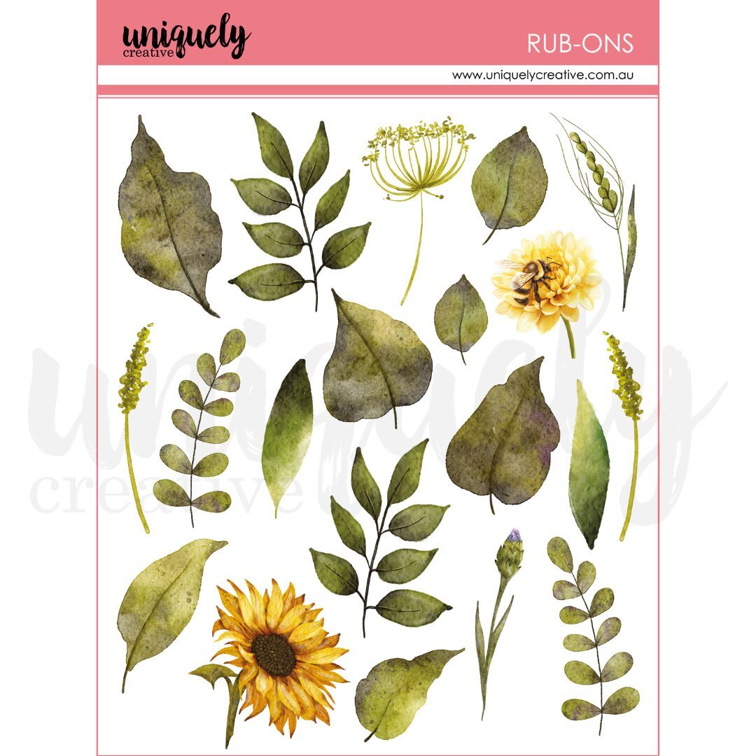 Uniquely Creative Rub-ons - Nature