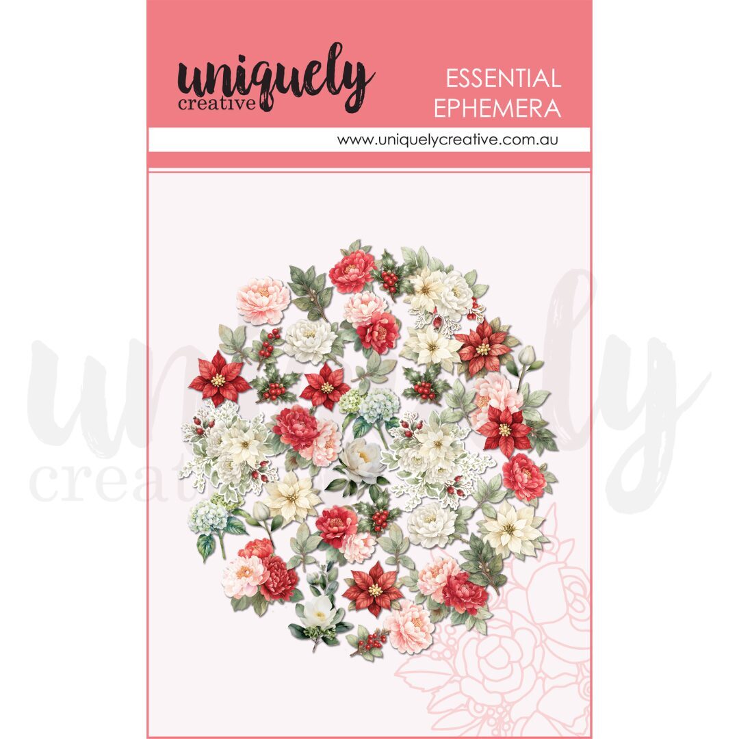Uniquely Creative Essential Ephemera - Christmas Floral