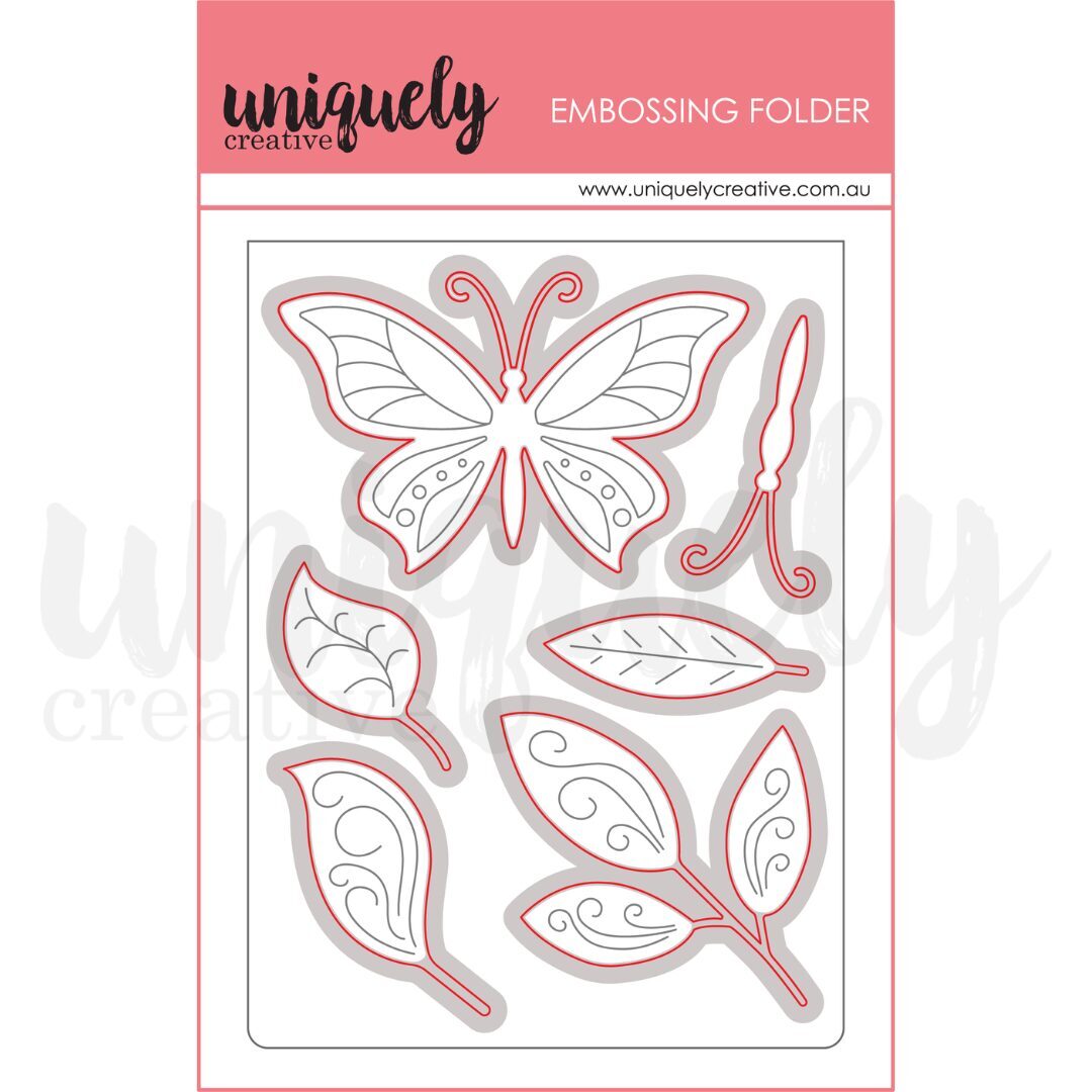 Uniquely Creative Cut & Emboss Folder - Butterfly Breeze