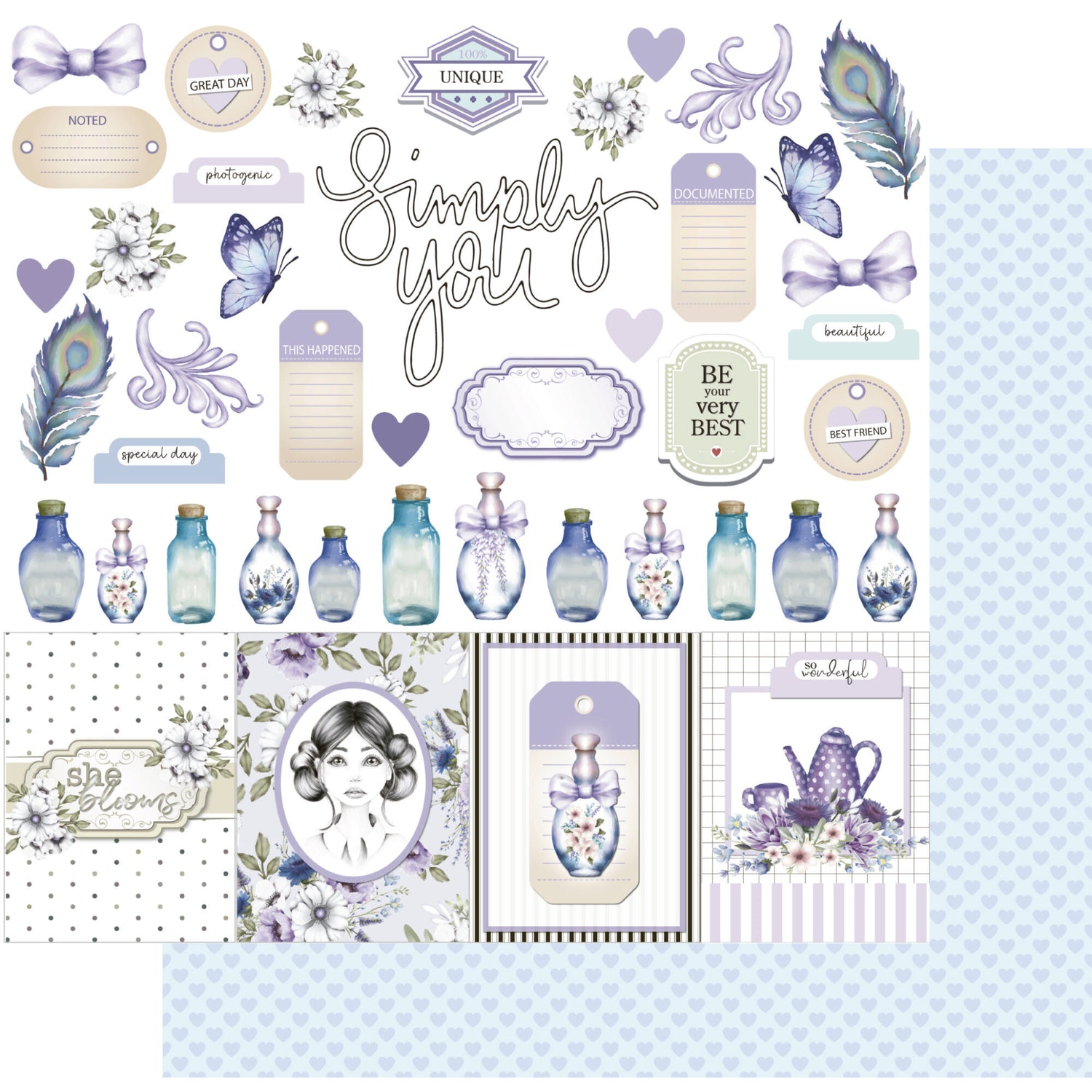 Uniquely Creative Wisteria Lane - Simply You Paper