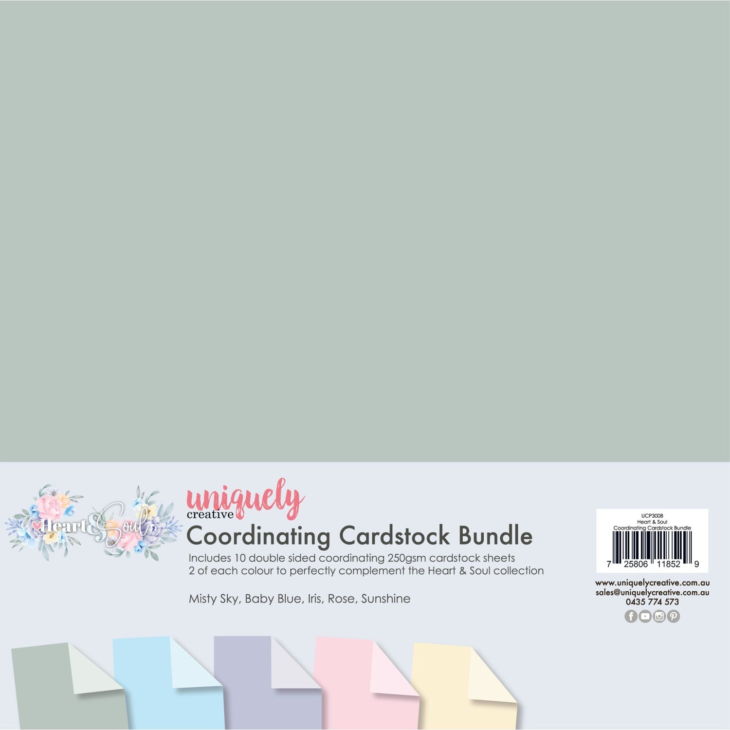 Uniquely Creative Heart & Soul - Coordinating Cardstock Bundle