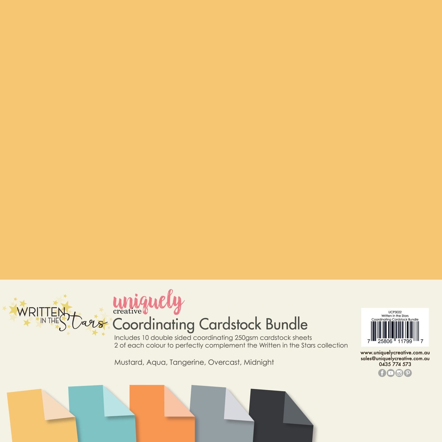 Uniquely Creative Written in the Stars - Coordinating Cardstock Bundle