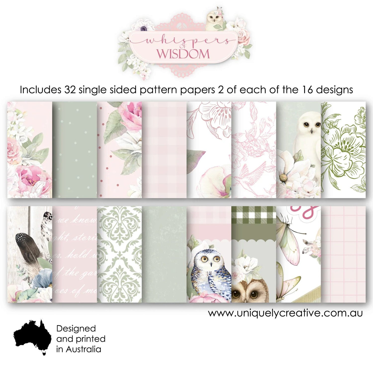 Uniquely Creative 6x6" Collecton Pack - Whispers of Wisdom