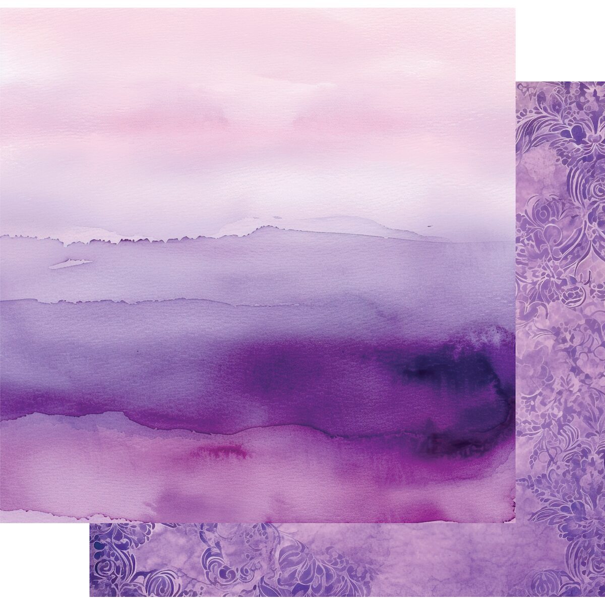 Uniquely Creative Ultraviolet Delight - Layers of Lilac Paper