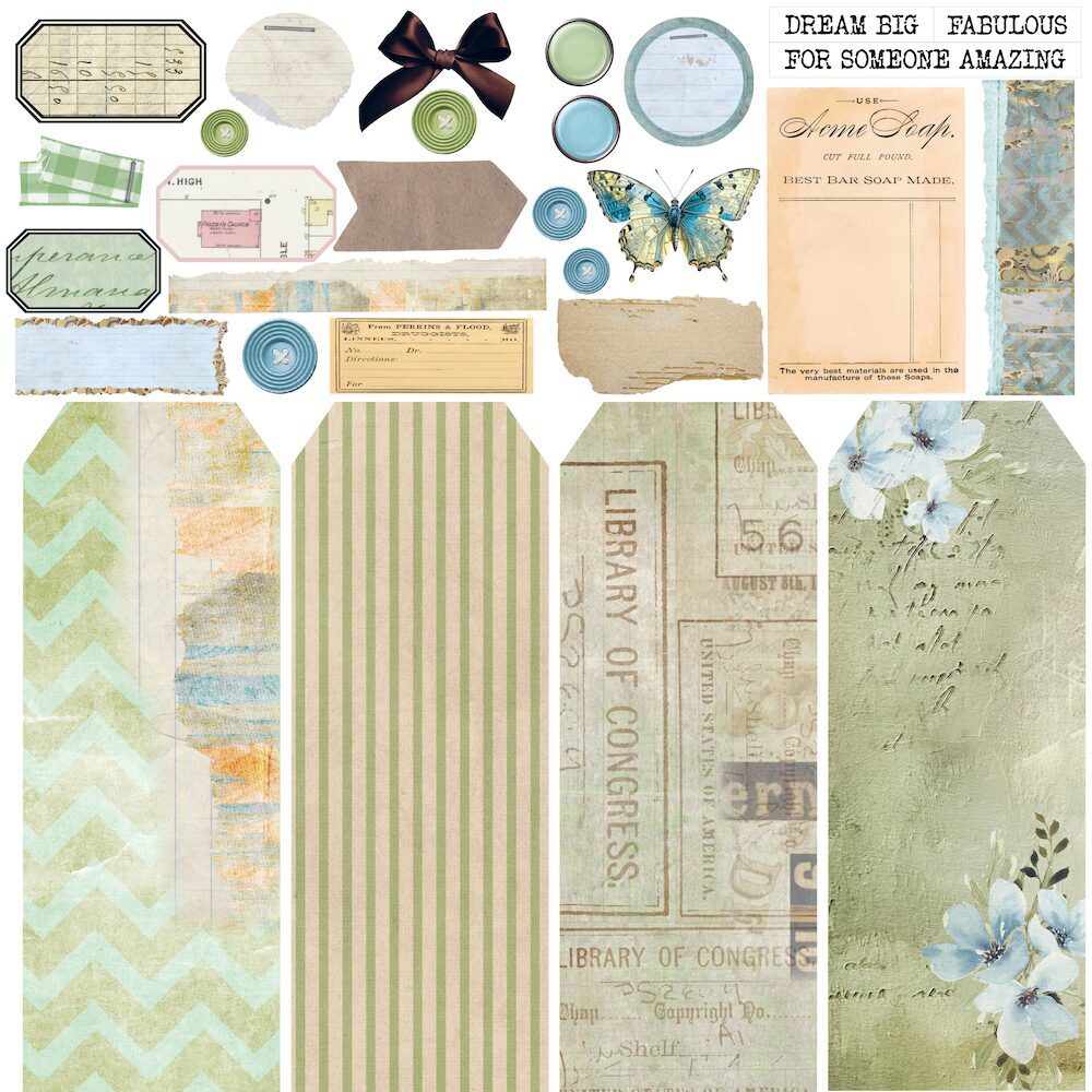Uniquely Creative Delighted Curiousities - Forgotten Treasures Paper
