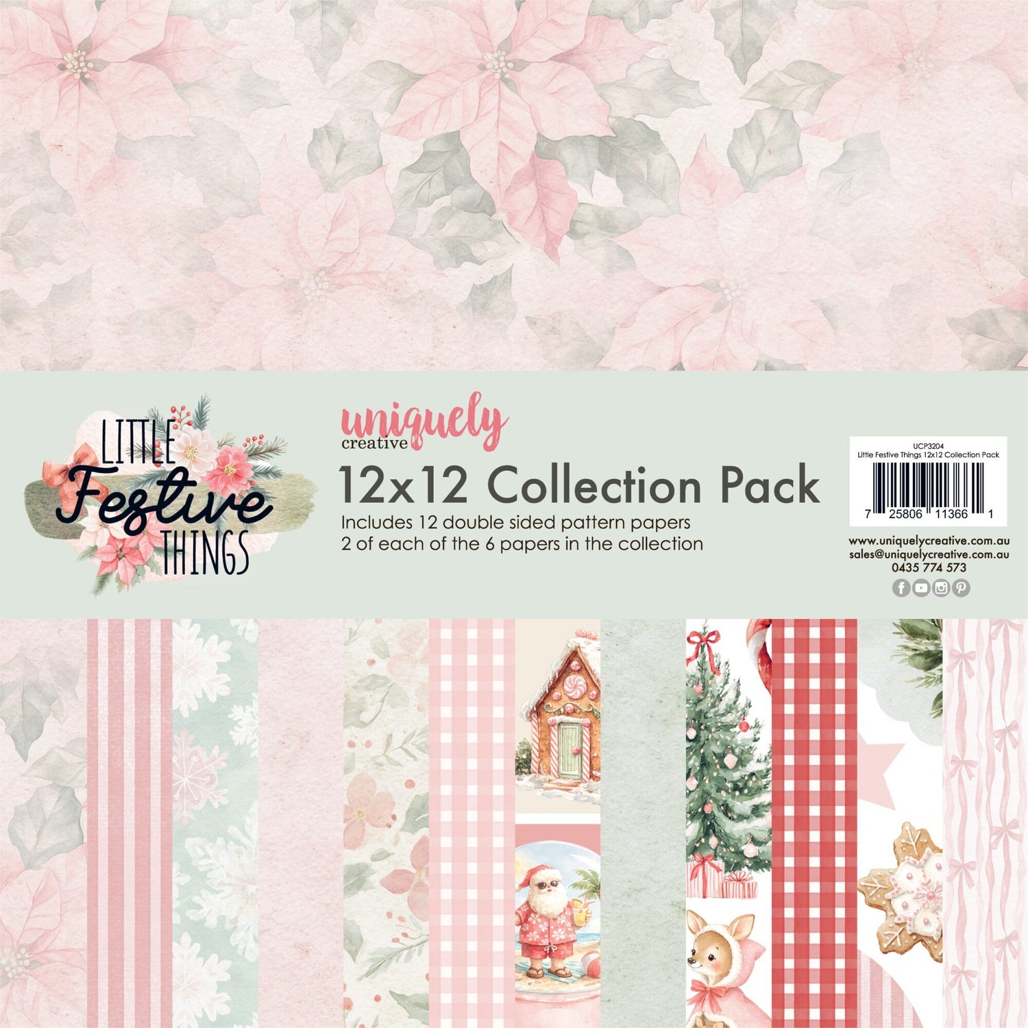 Uniquely Creative 12x12" Collection Pack - Little Festive Things