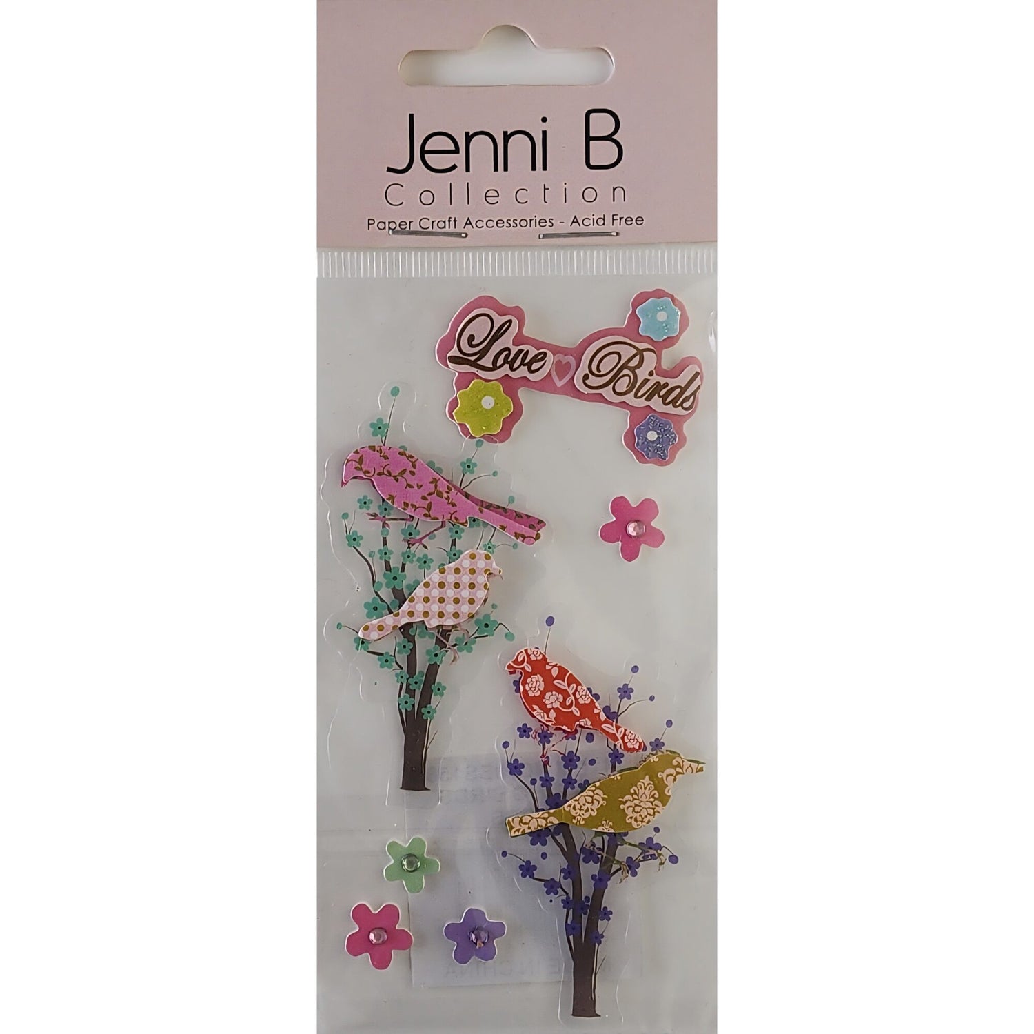 Jenni B Dimensional Stickers - Spring Birds