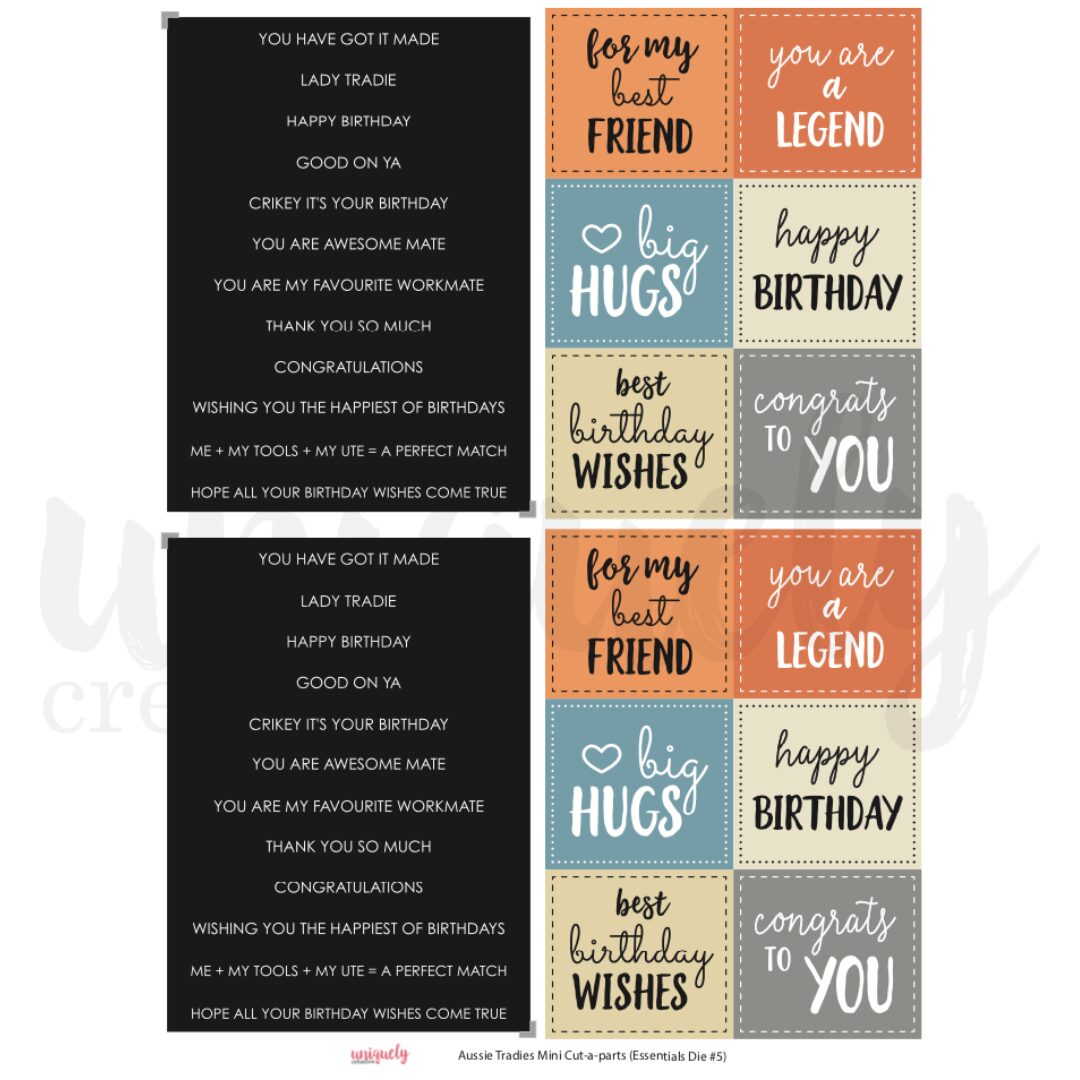 Uniquely Creative Cut-a-Part Mini Sheet - Grand Adventure