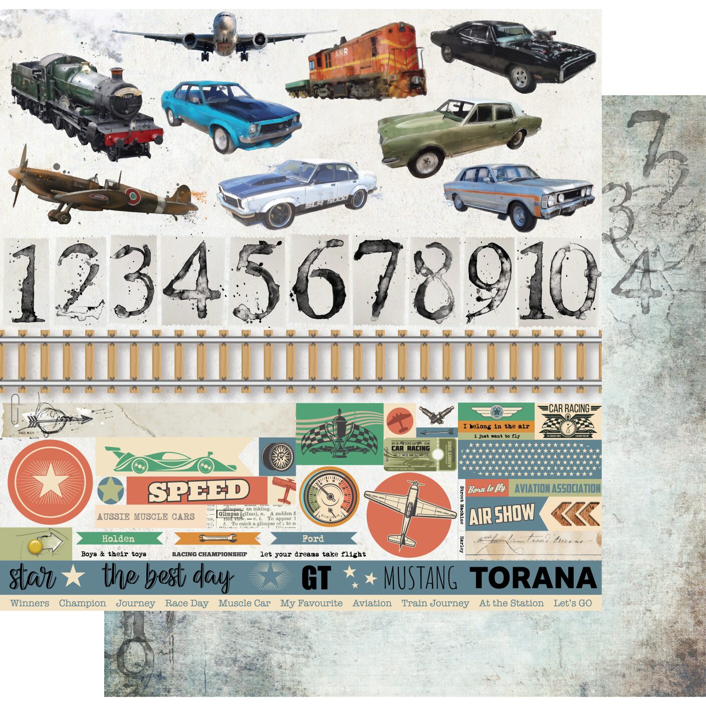 Uniquely Creative Drive & Fly - Engine Paper