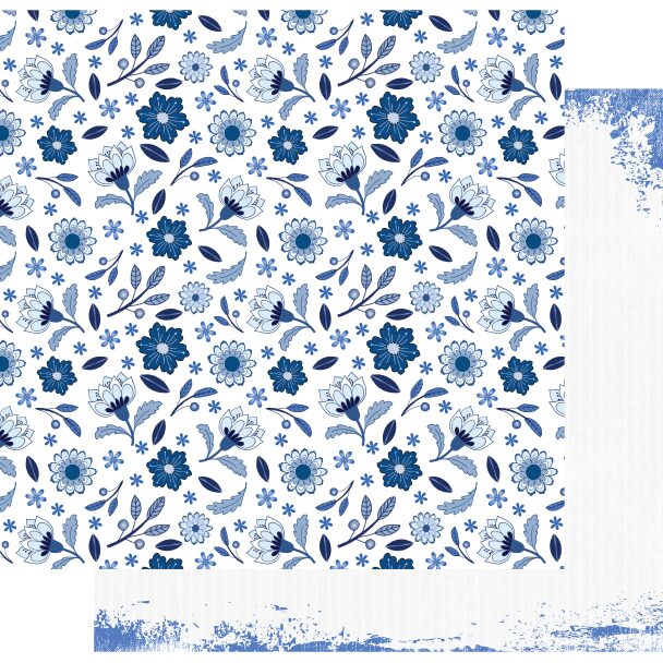 Uniquely Creative Something Blue - Delft Blue Paper