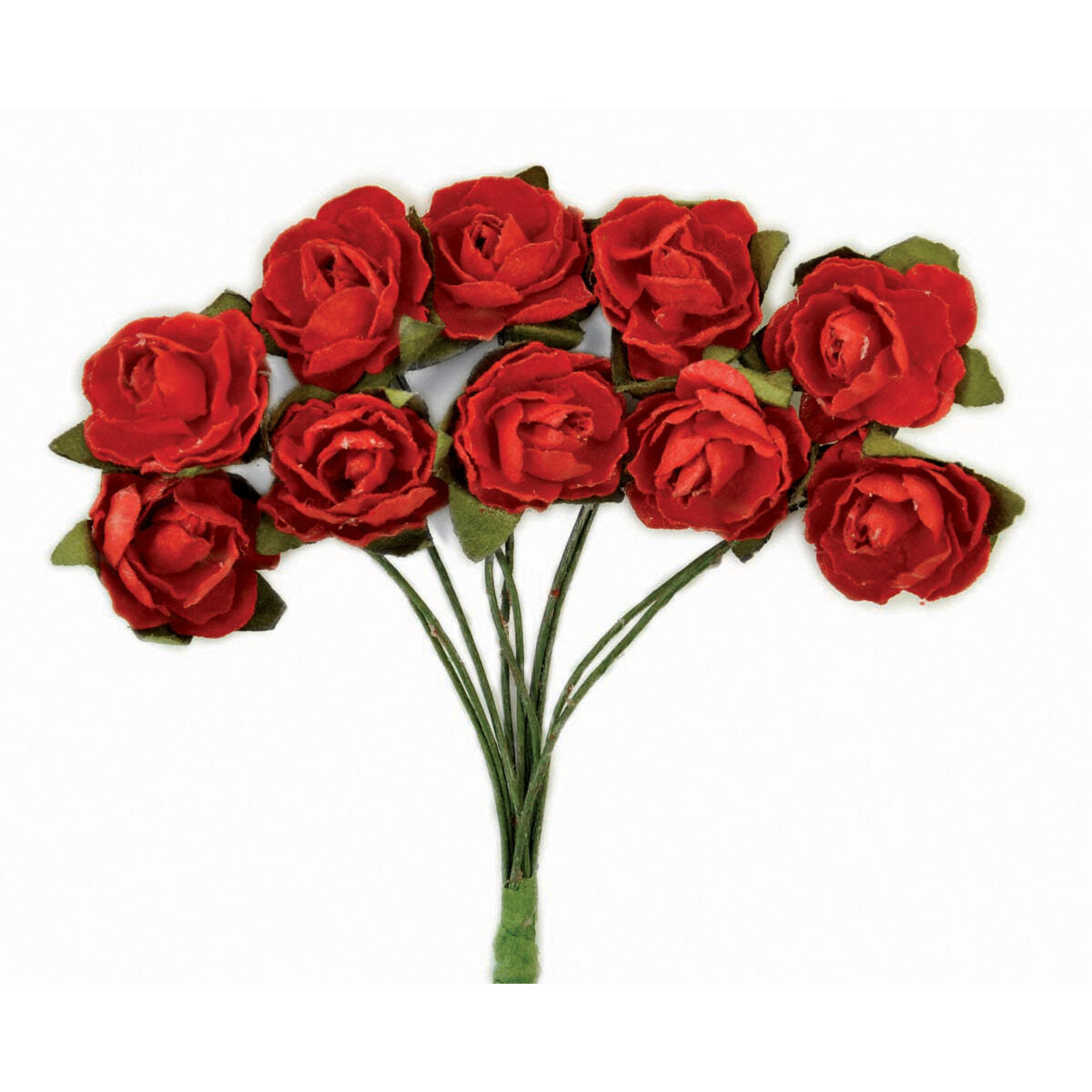 Kaisercraft Mini Paper Blooms - Fire Red
