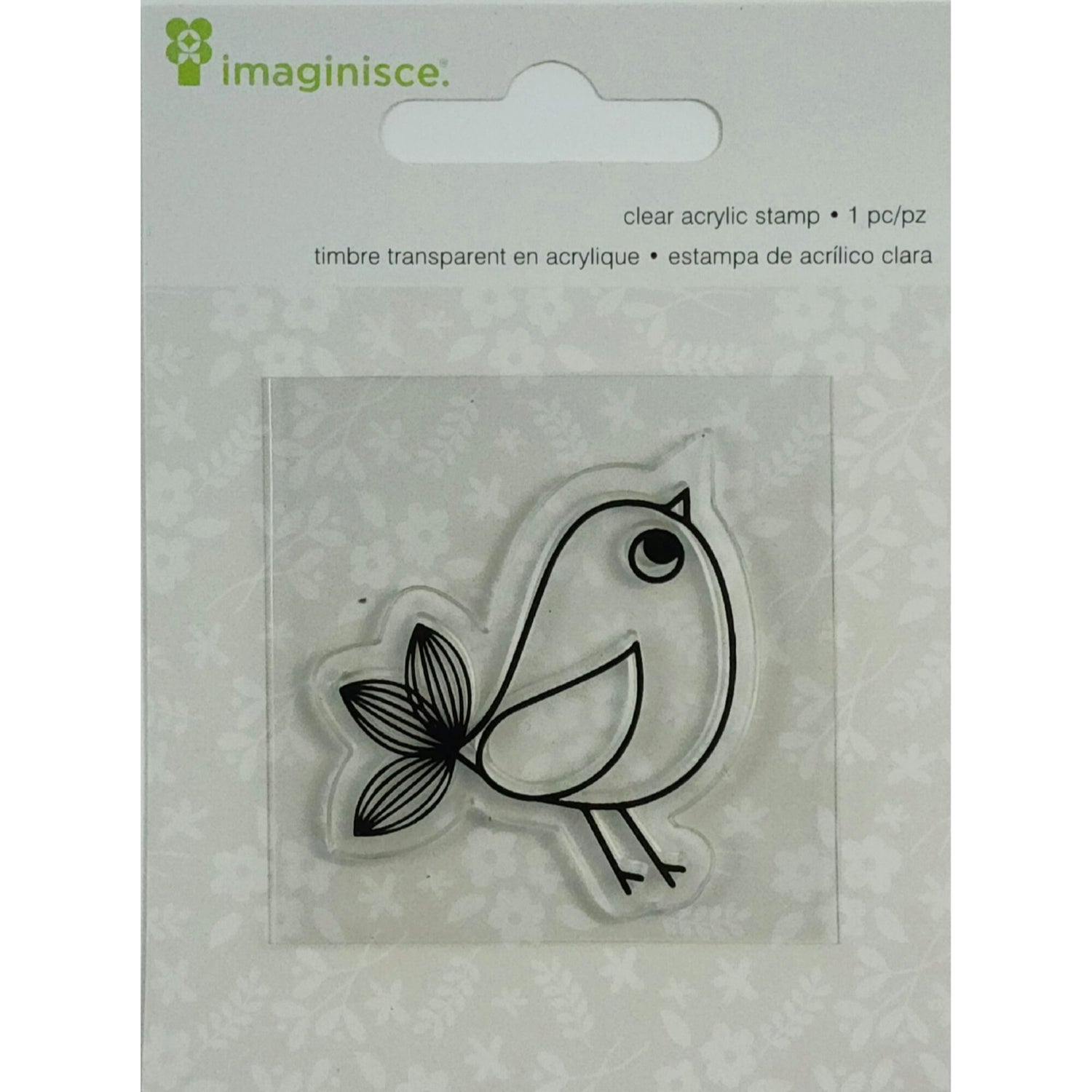 Imaginisce Acrylic Mini Stamp - Bird