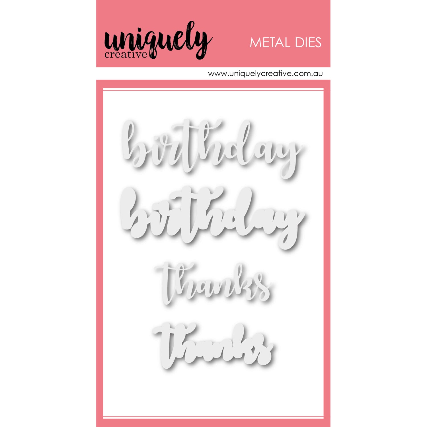 Uniquely Creative Die - Sweet Sentiments