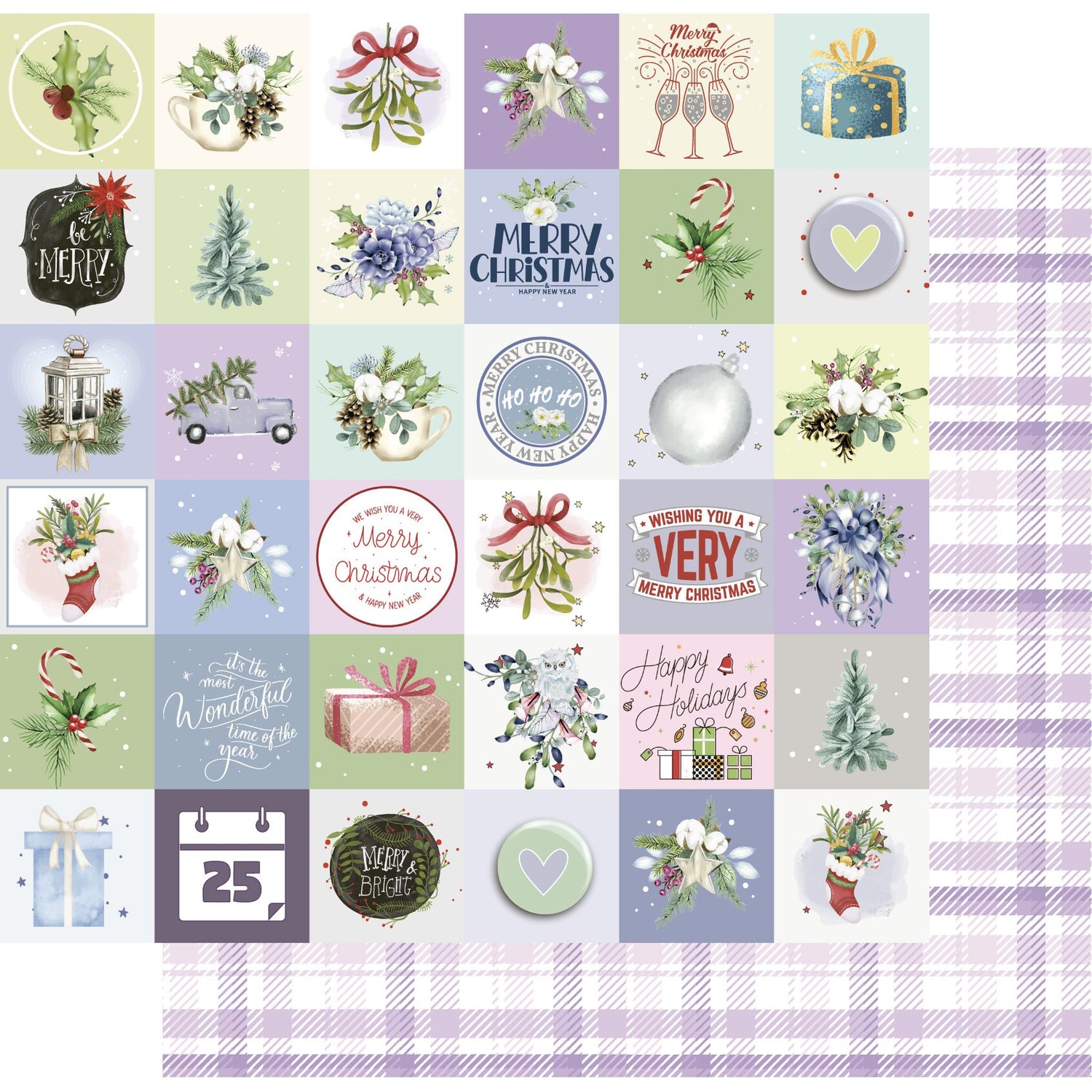 Uniquely Creative Holiday Spirit - Sparkle & Cheer Paper