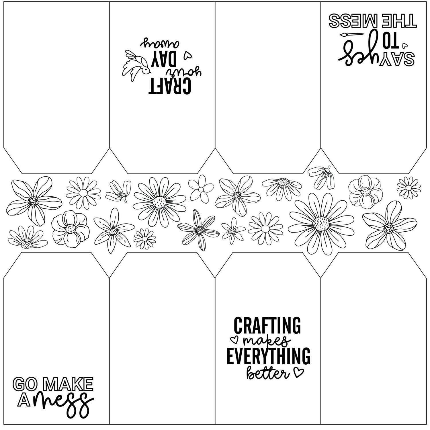 Uniquely Creative Colour Crush - 12x12 Watercolour Sheet
