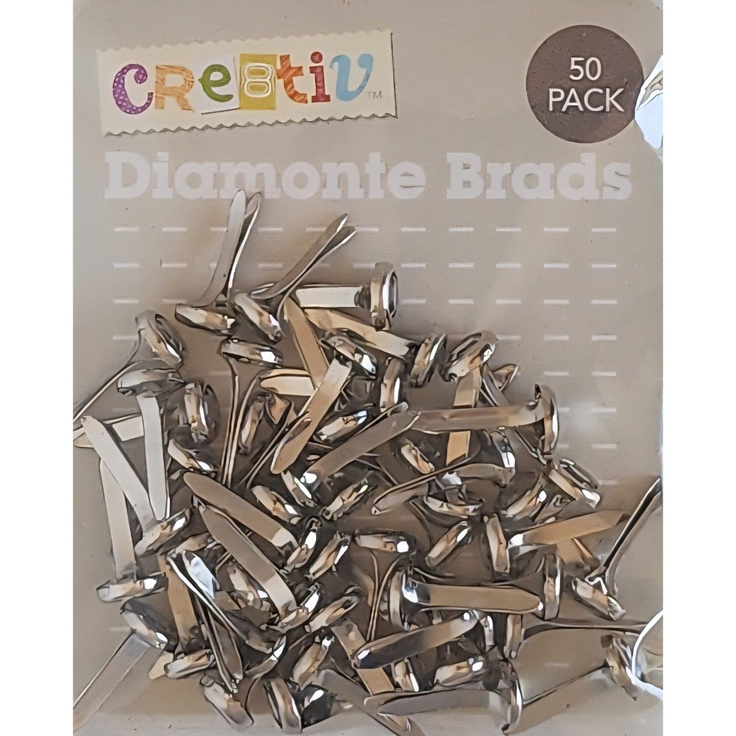 Creativ Diamonte Brads - 50 pack