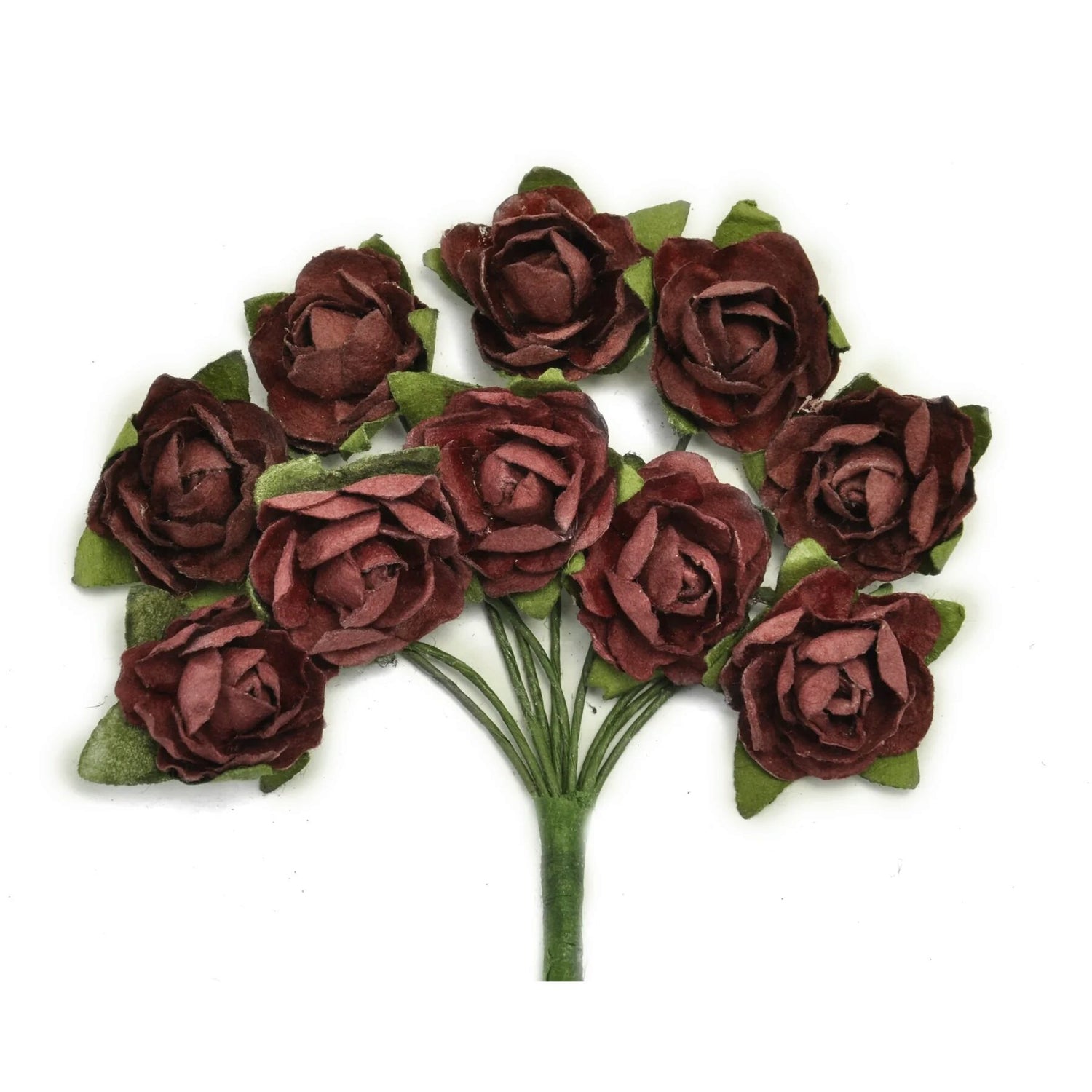 Kaisercraft Mini Paper Blooms - Aubergine