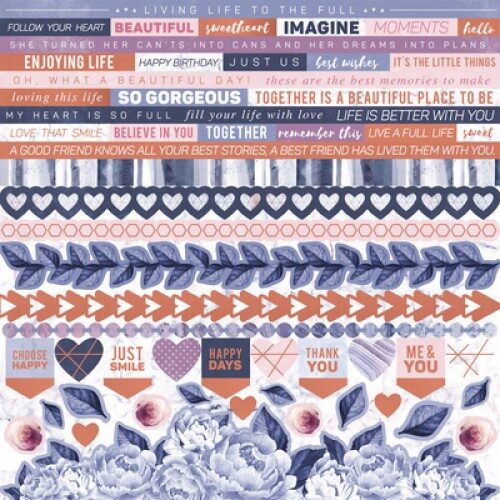 Kaisercraft 12x12" Sticker Sheet - Misty Mountains
