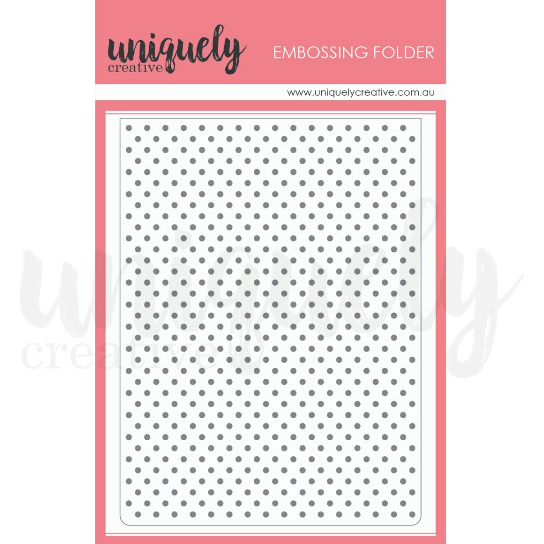 Uniquely Creative Embossing Folder - Polka Dots