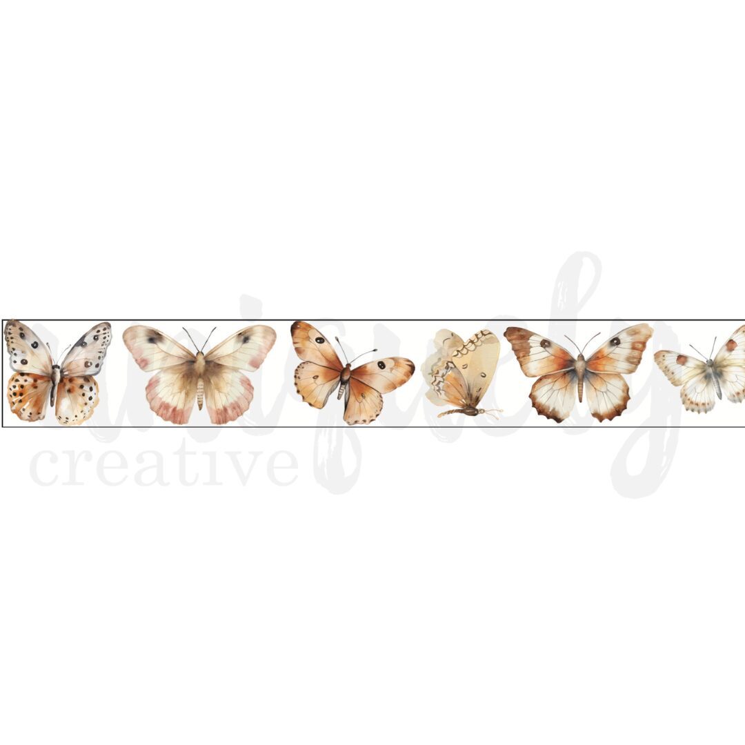 Uniquely Creative Washi Tape - Butterflies - 10m