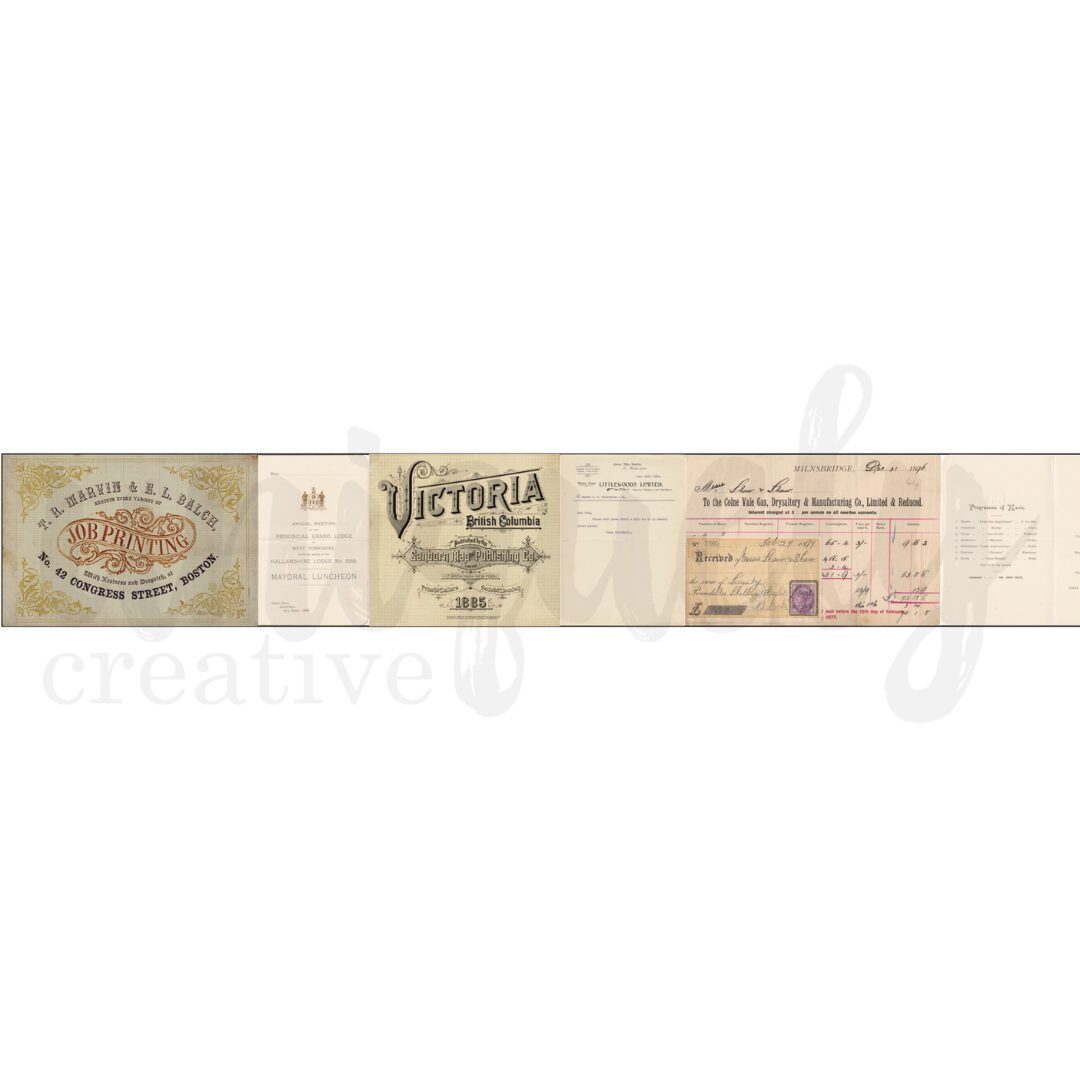 Uniquely Creative Washi Tape - Vintage