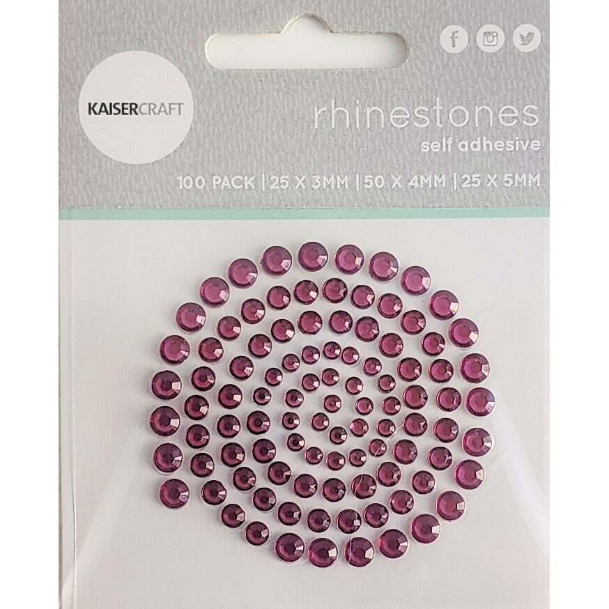 Kaisercraft Rhinestones - Wine