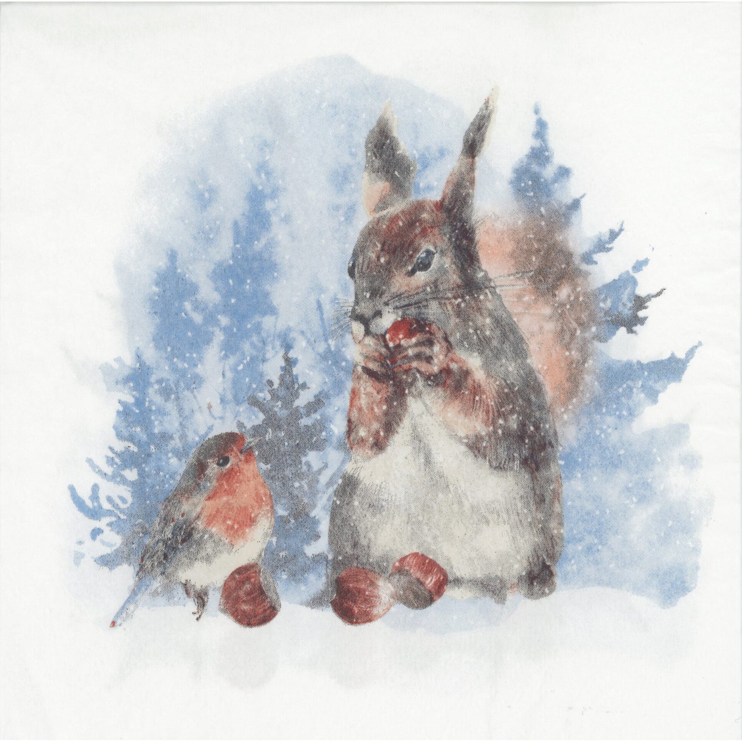 POL-MAK Napkin/Serviette - Winter Friends