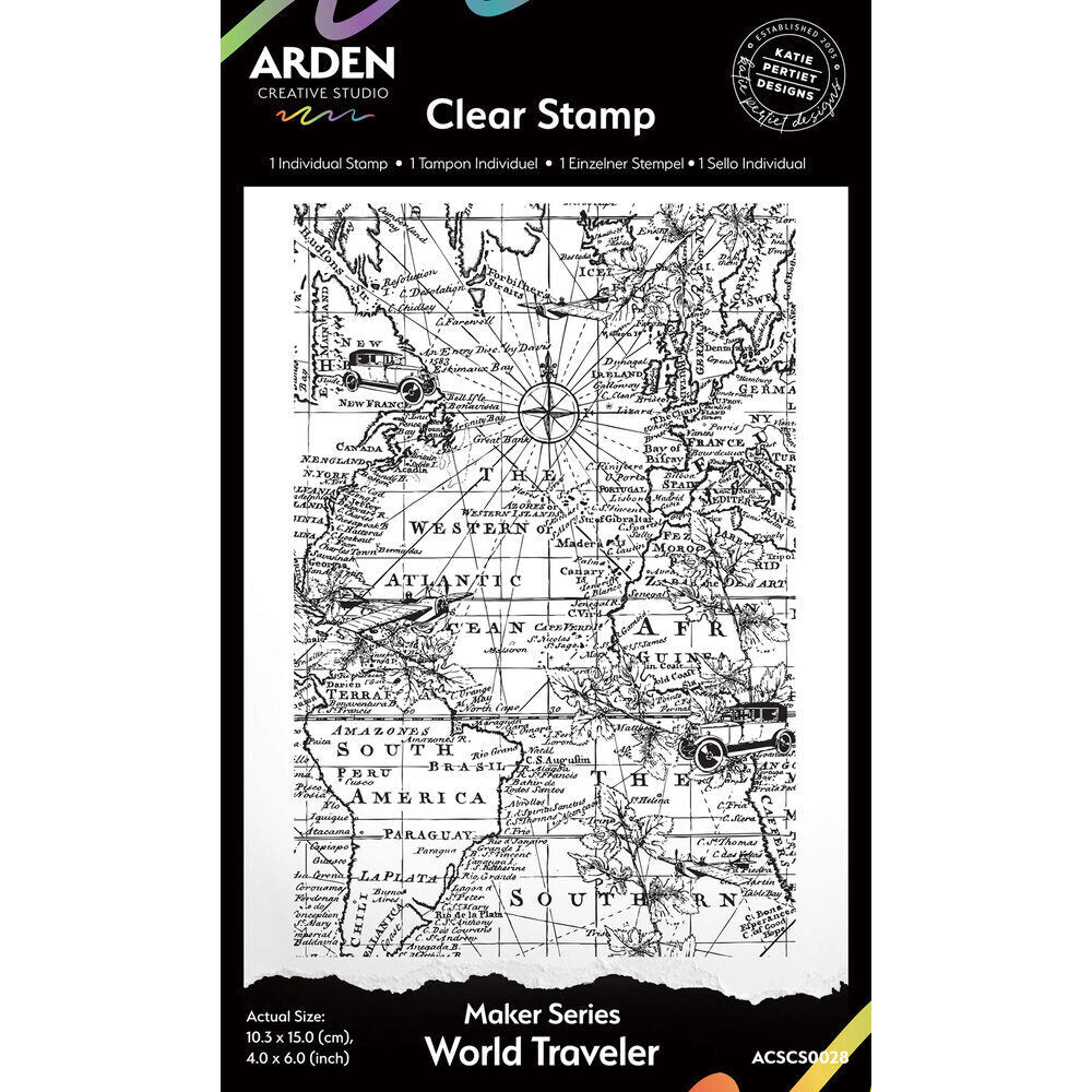 Arden Creative Studio Stamp - World Traveller