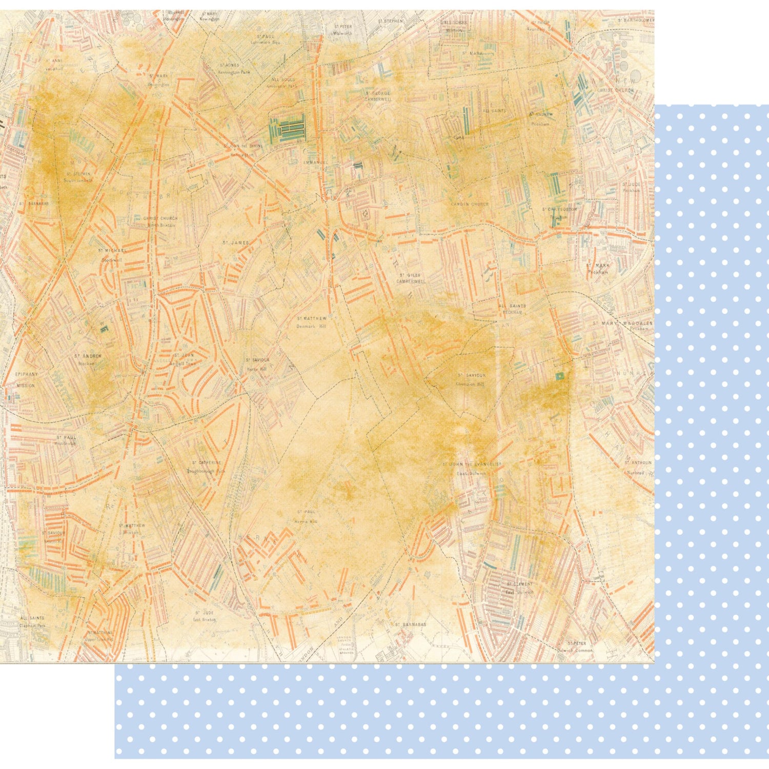 Uniquely Creative Main Street - City Map Paper