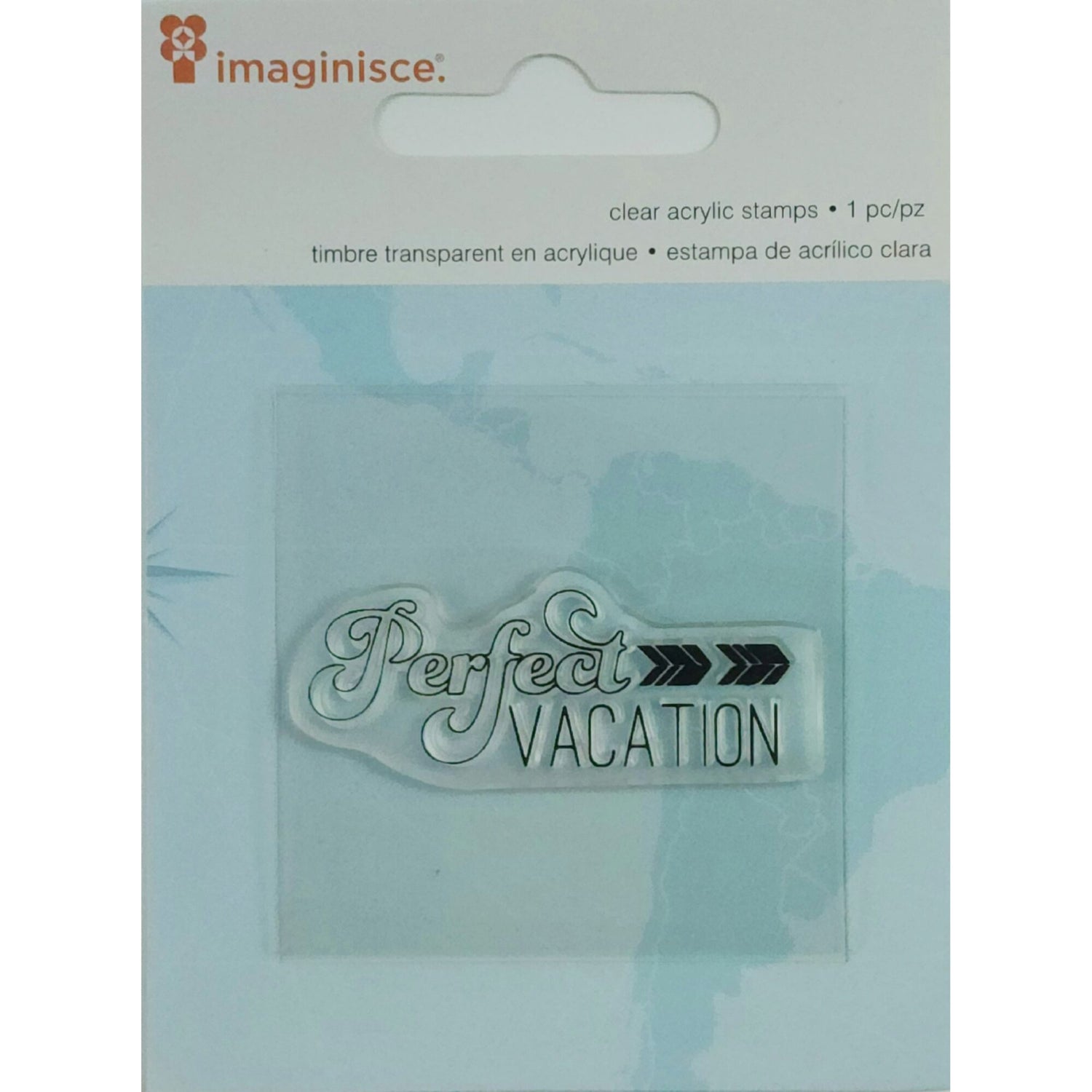 Imaginisce Acrylic Mini Stamp - Perfect Vacation