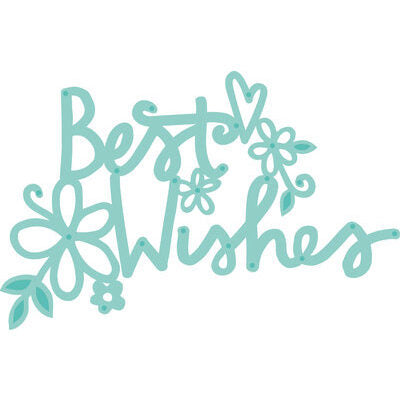 Kaisercraft Decorative Die - Floral Best Wishes